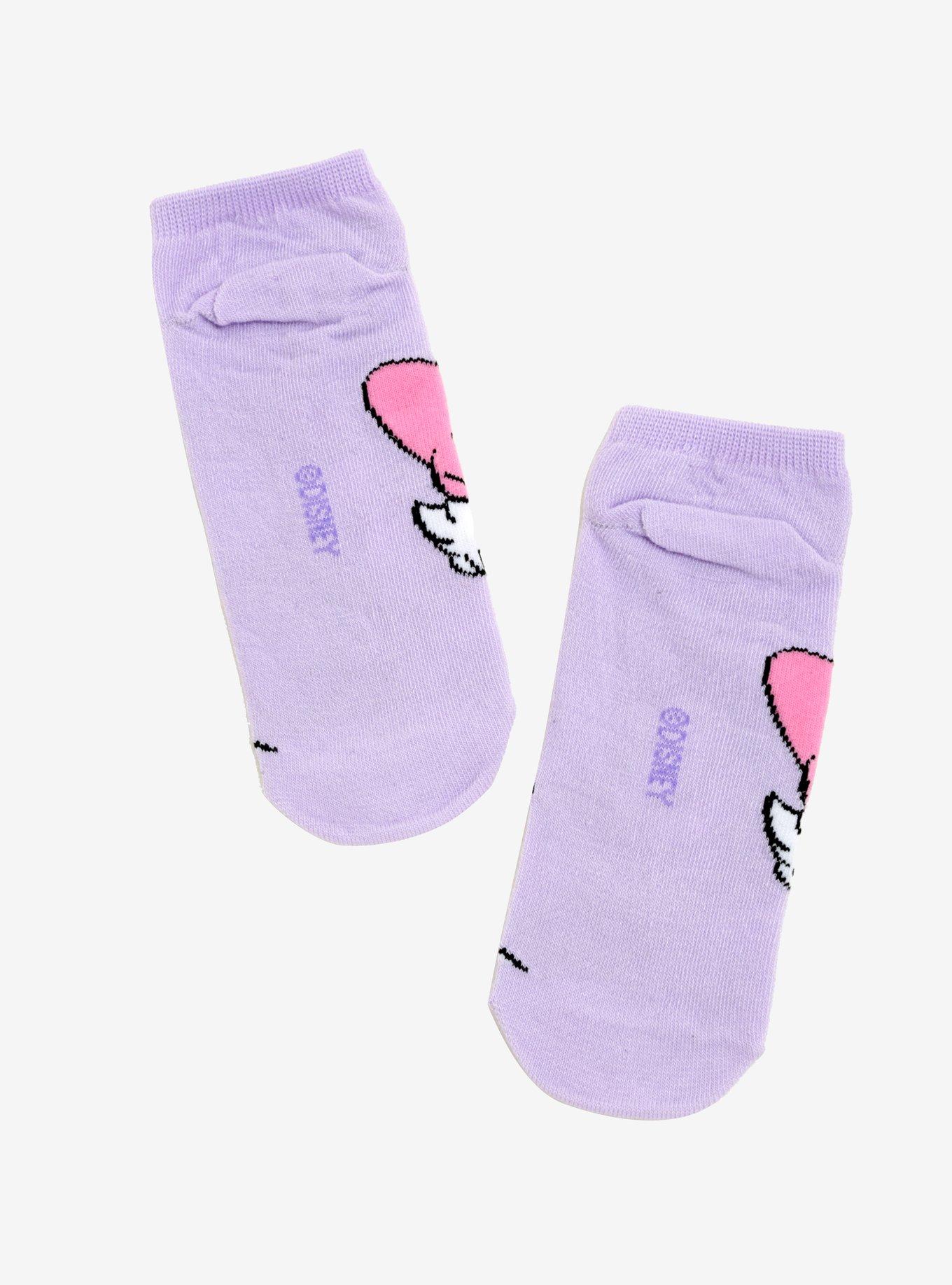 Disney Daisy Duck No-Show Socks, , alternate