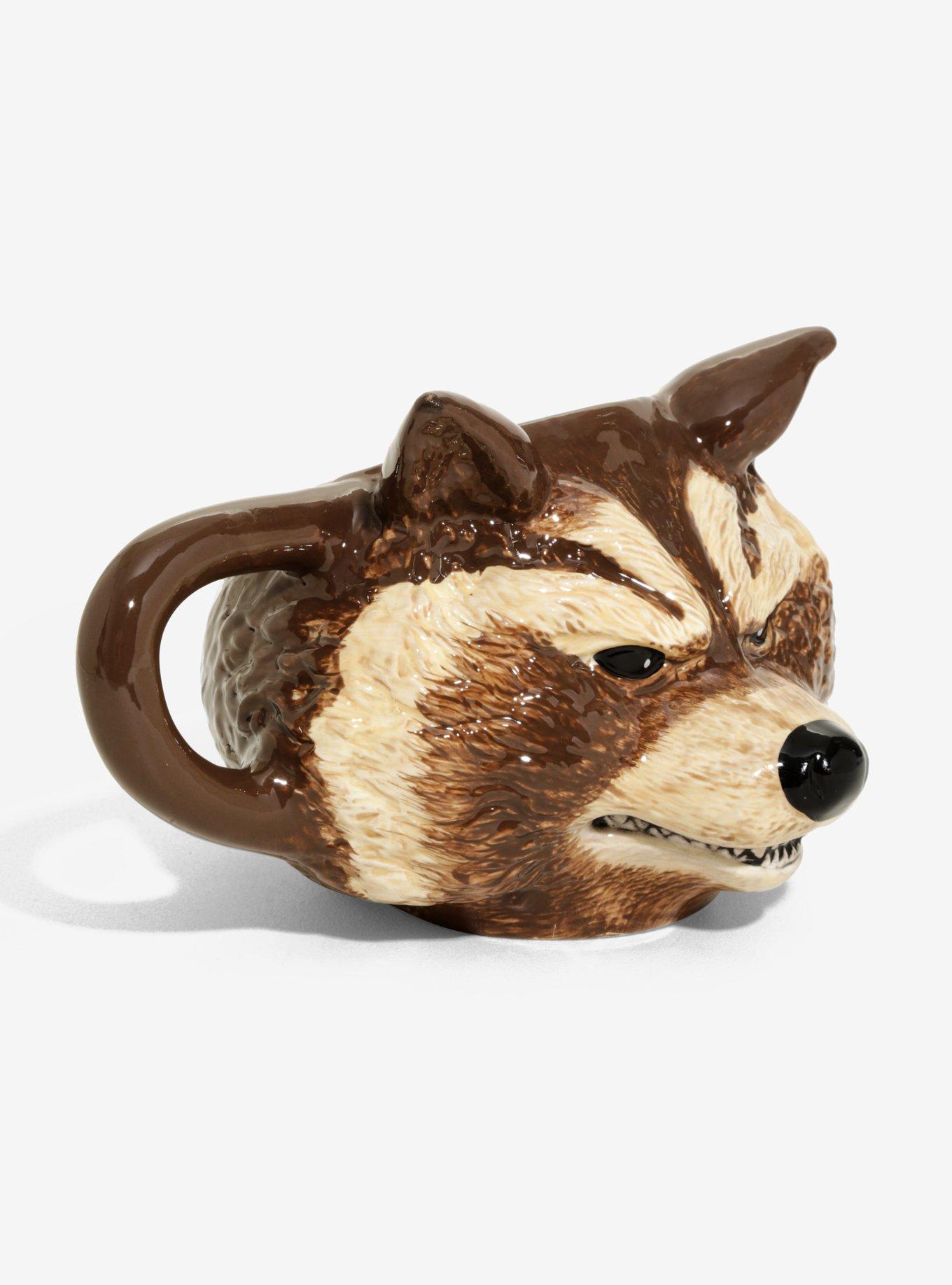 Marvel Guardians Of The Galaxy Rocket Raccoon Sculpted Ceramic Mug, , alternate