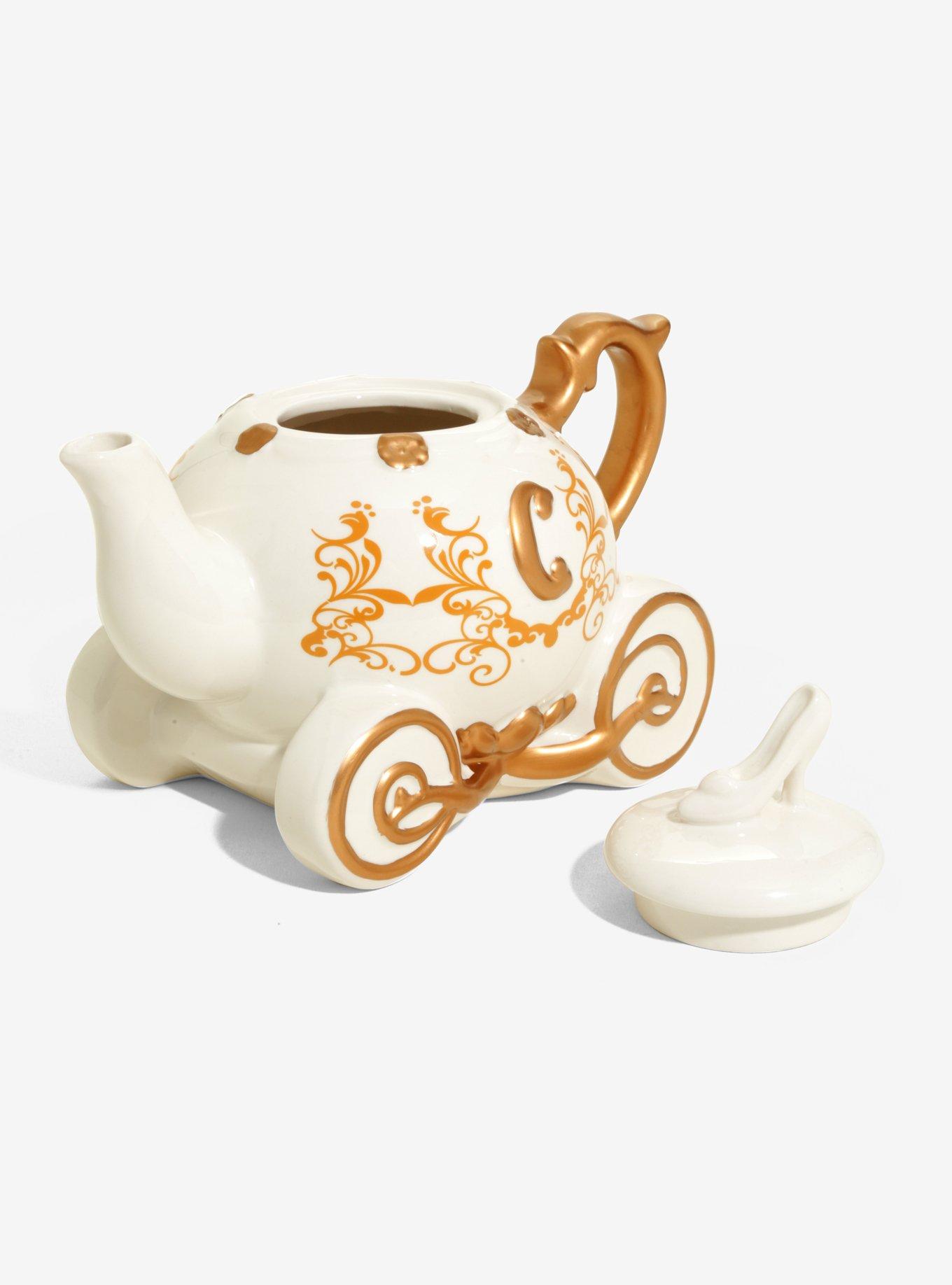 Disney Princess Cinderella Carriage Ceramic Teapot, , alternate