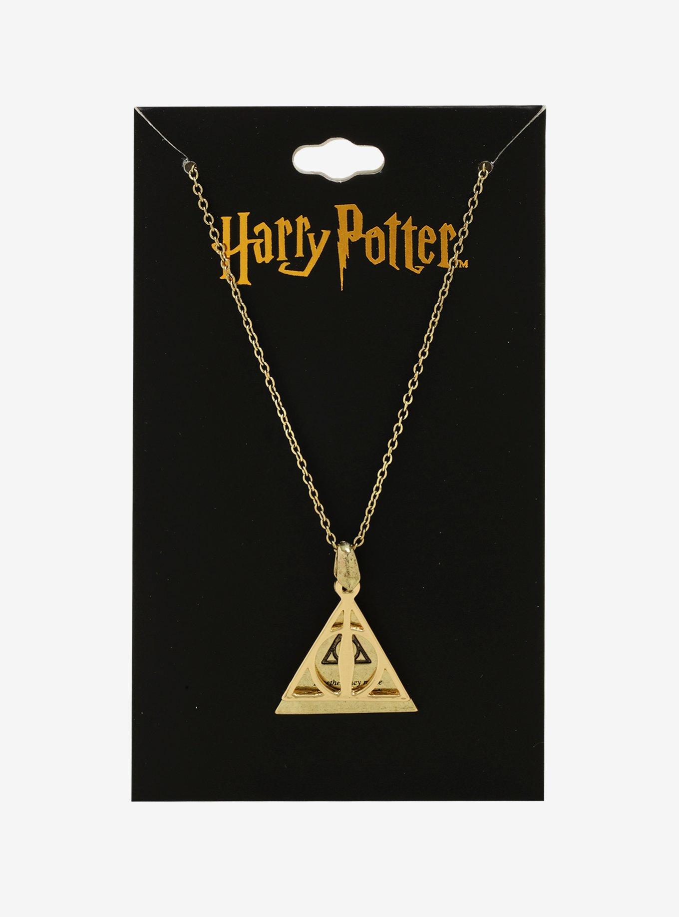 Harry Potter Deathly Hallows Secret Message Necklace, , alternate
