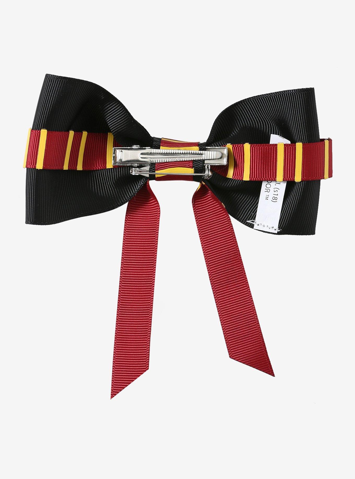 Harry Potter Gryffindor Scarf Hair Bow, , alternate