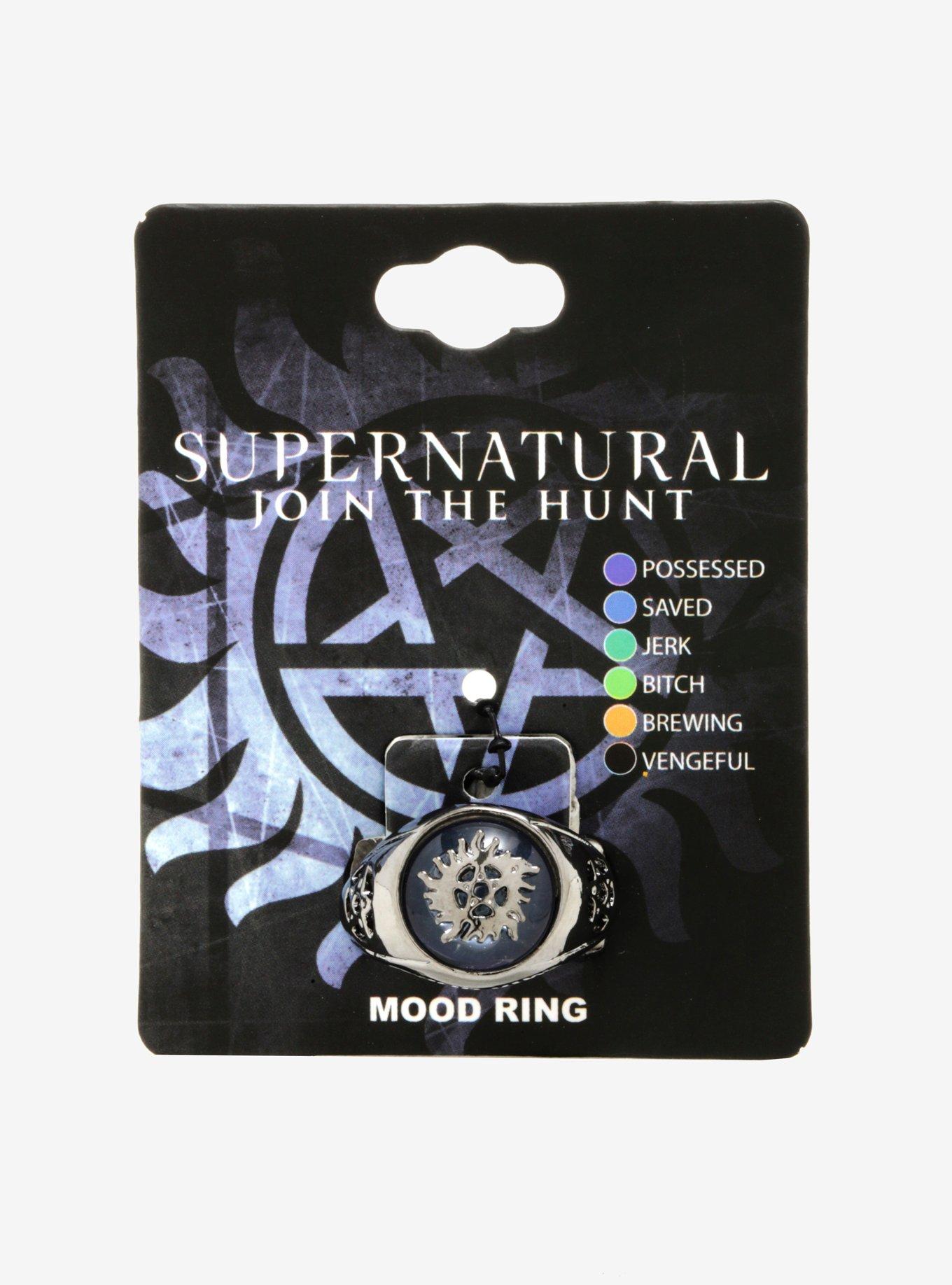 Supernatural Anti-Possession Symbol Mood Ring, , alternate