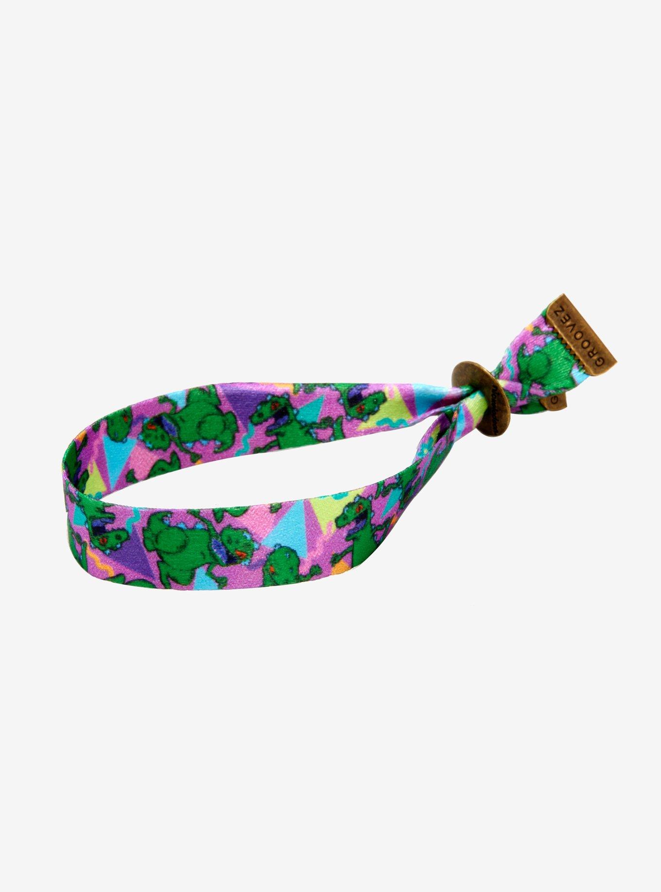 Nickelodeon Rugrats Reptar Fabric Bracelet, , alternate