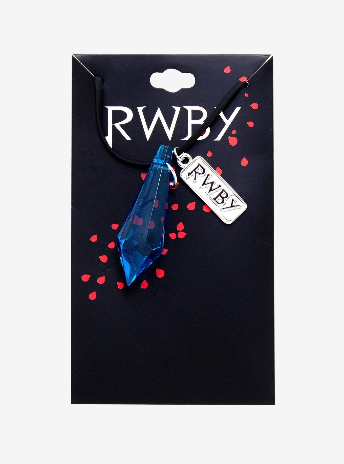 RWBY Blue Dust Crystal Necklace, , alternate