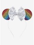 Disney Minnie Mouse Rainbow Ear Headband, , alternate