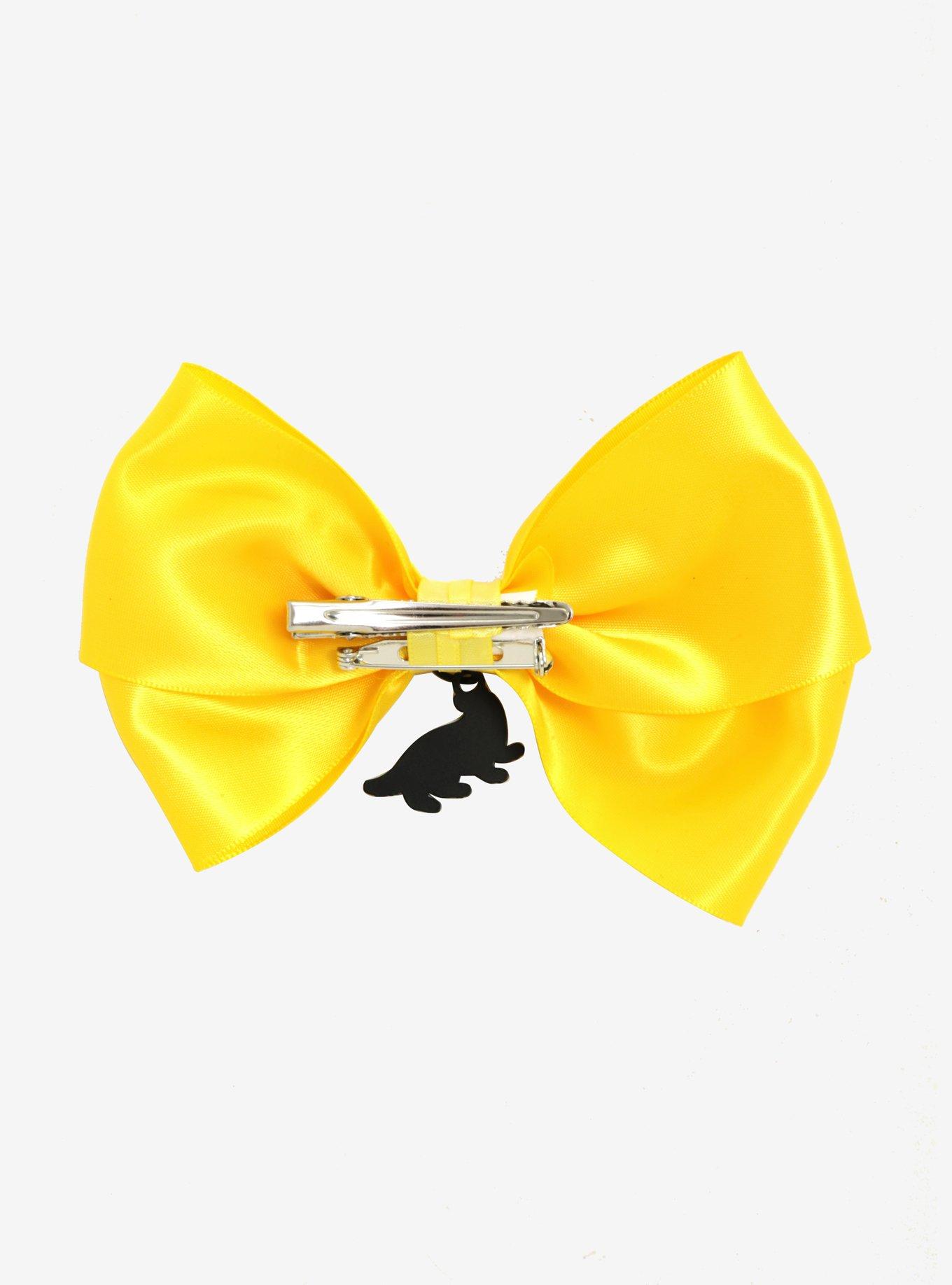Harry Potter Hufflepuff Monochromatic Hair Bow, , alternate