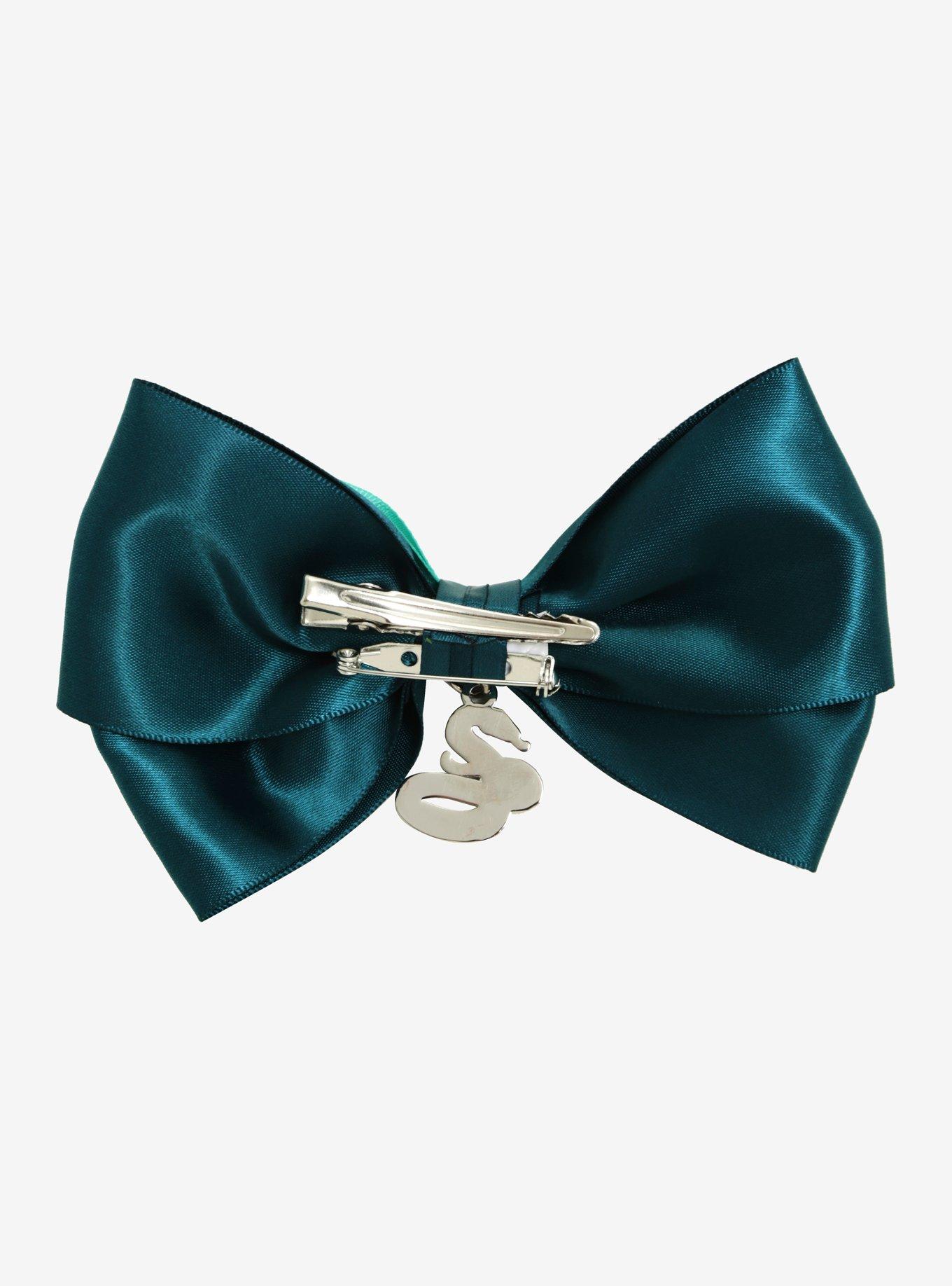 Harry Potter Slytherin Monochromatic Hair Bow, , alternate
