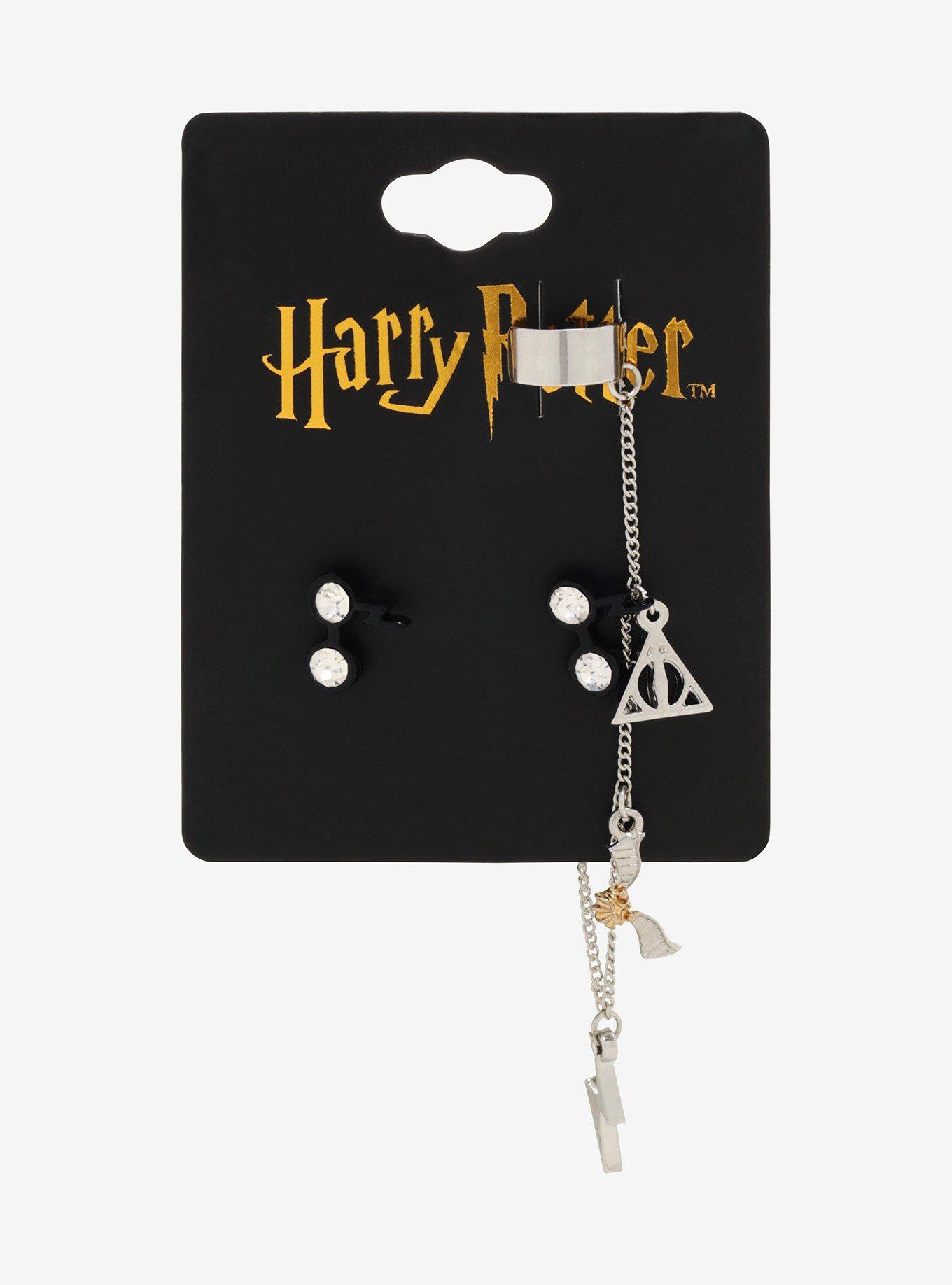 Harry Potter Stud & Ear Cuff Set, , alternate