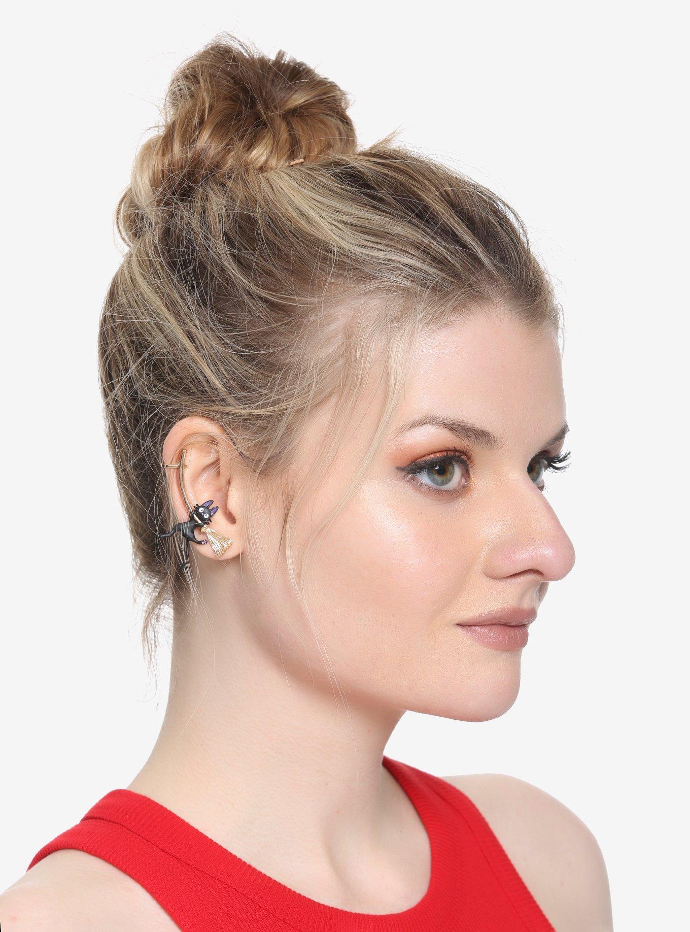 Her Universe Studio Ghibli Kiki's Delivery Service Jiji Ear Cuff, , alternate