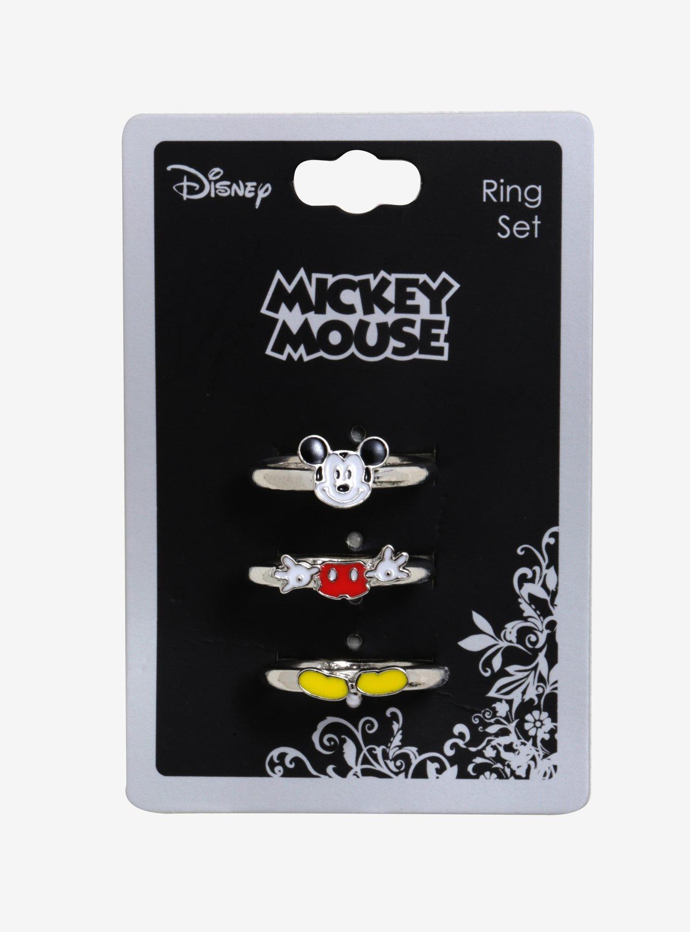 Disney Mickey Mouse Stackable Ring Set, , alternate