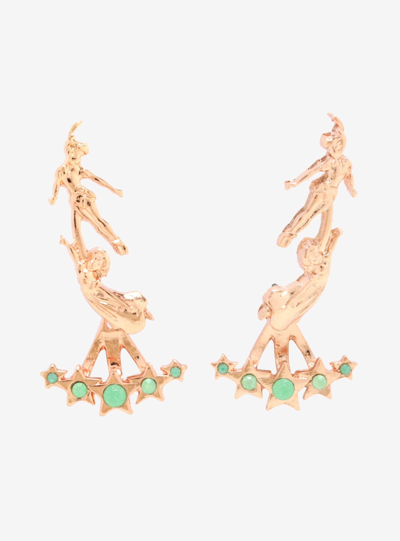 Disney Peter Pan Silhouette Ear Cuffs, , alternate