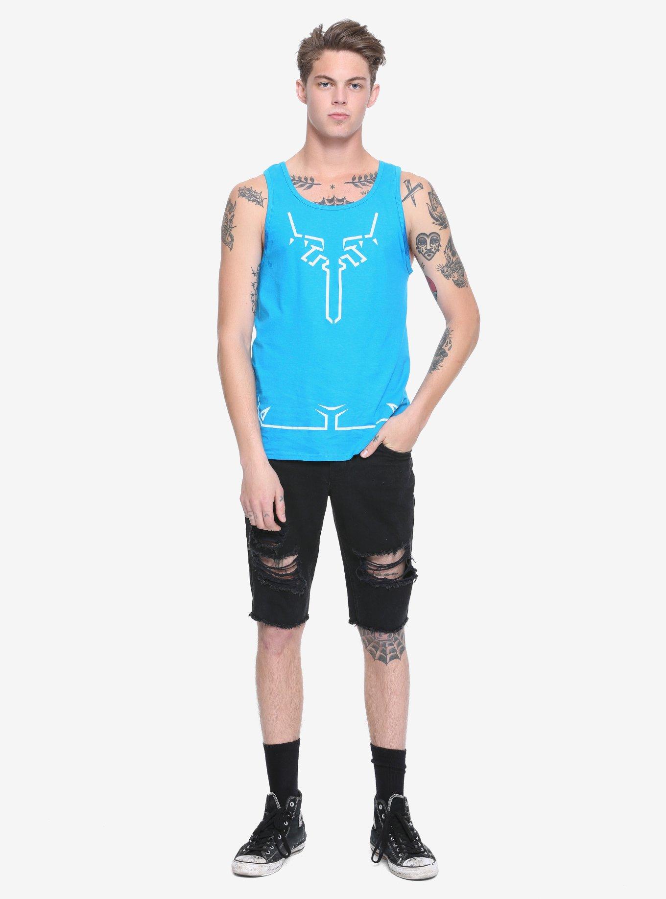 The Legend of Zelda: Breath of the Wild Link Cosplay Tank Top, , alternate
