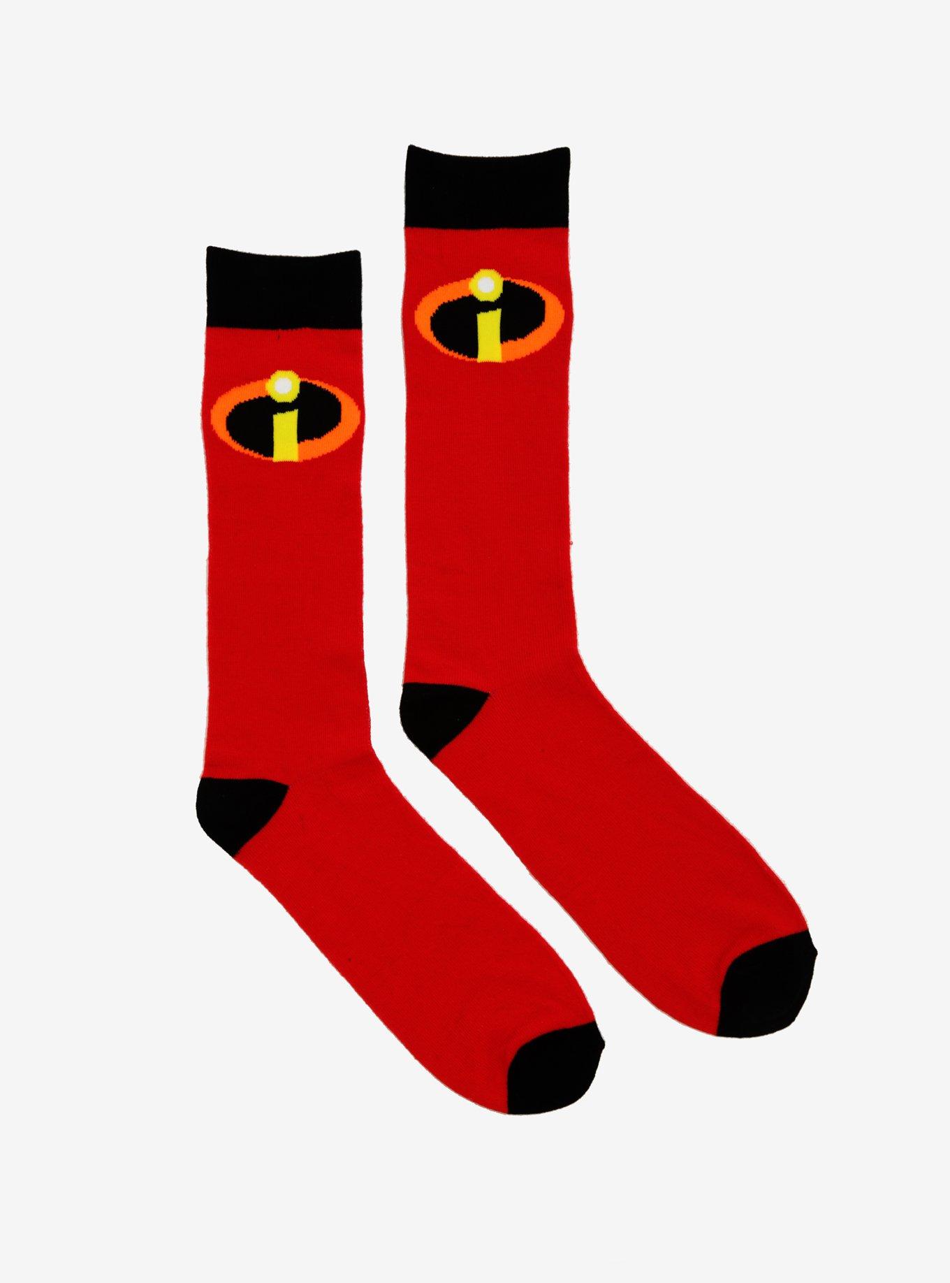 Disney Pixar The Incredibles Crew Socks, , alternate