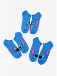 Disney Lilo & Stitch Assorted Face No-Show Socks 3 Pair, , alternate
