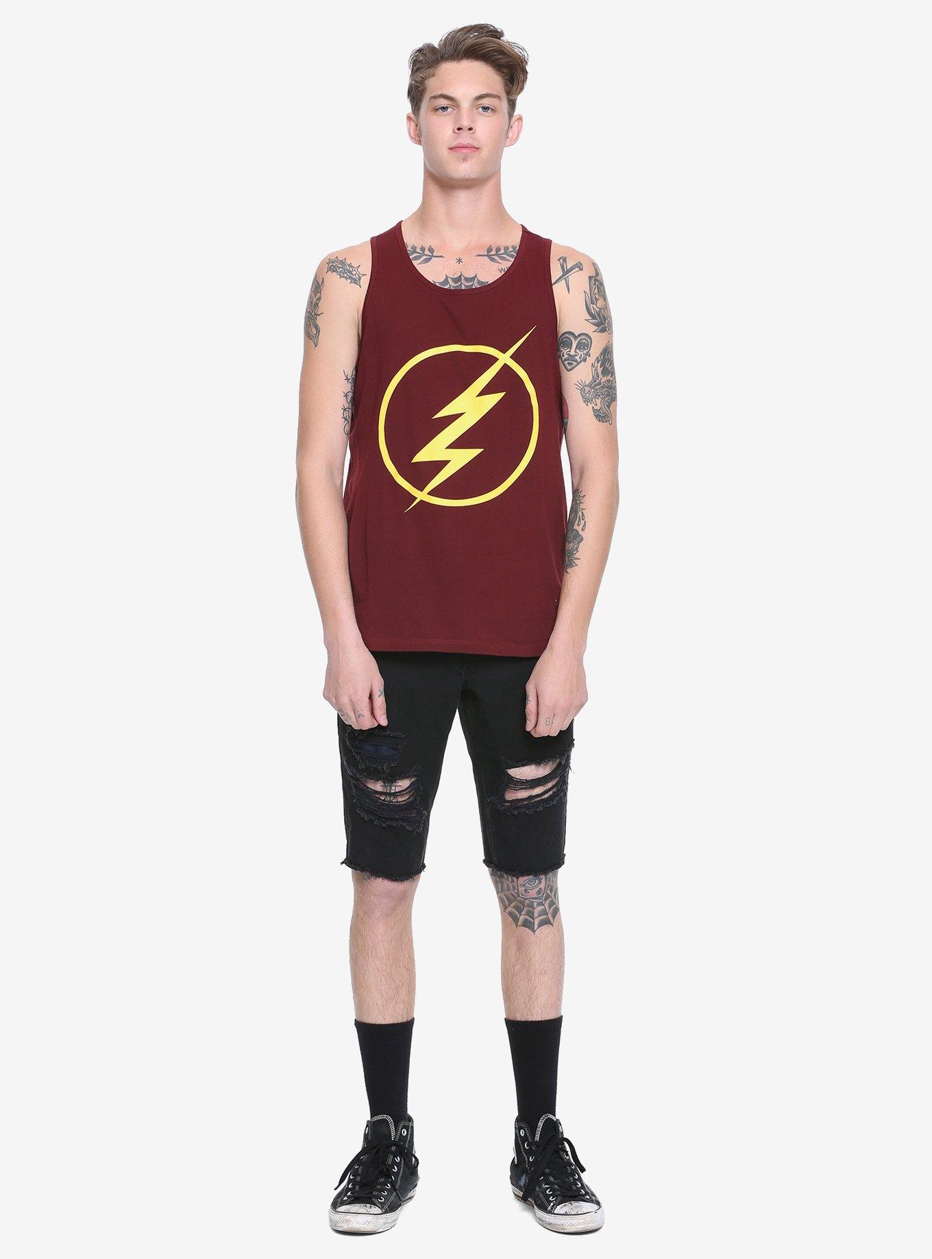 DC Comics The Flash Logo Tank Top, , alternate