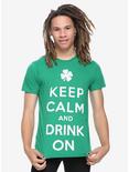 Keep Calm And Drink On T-Shirt, , alternate