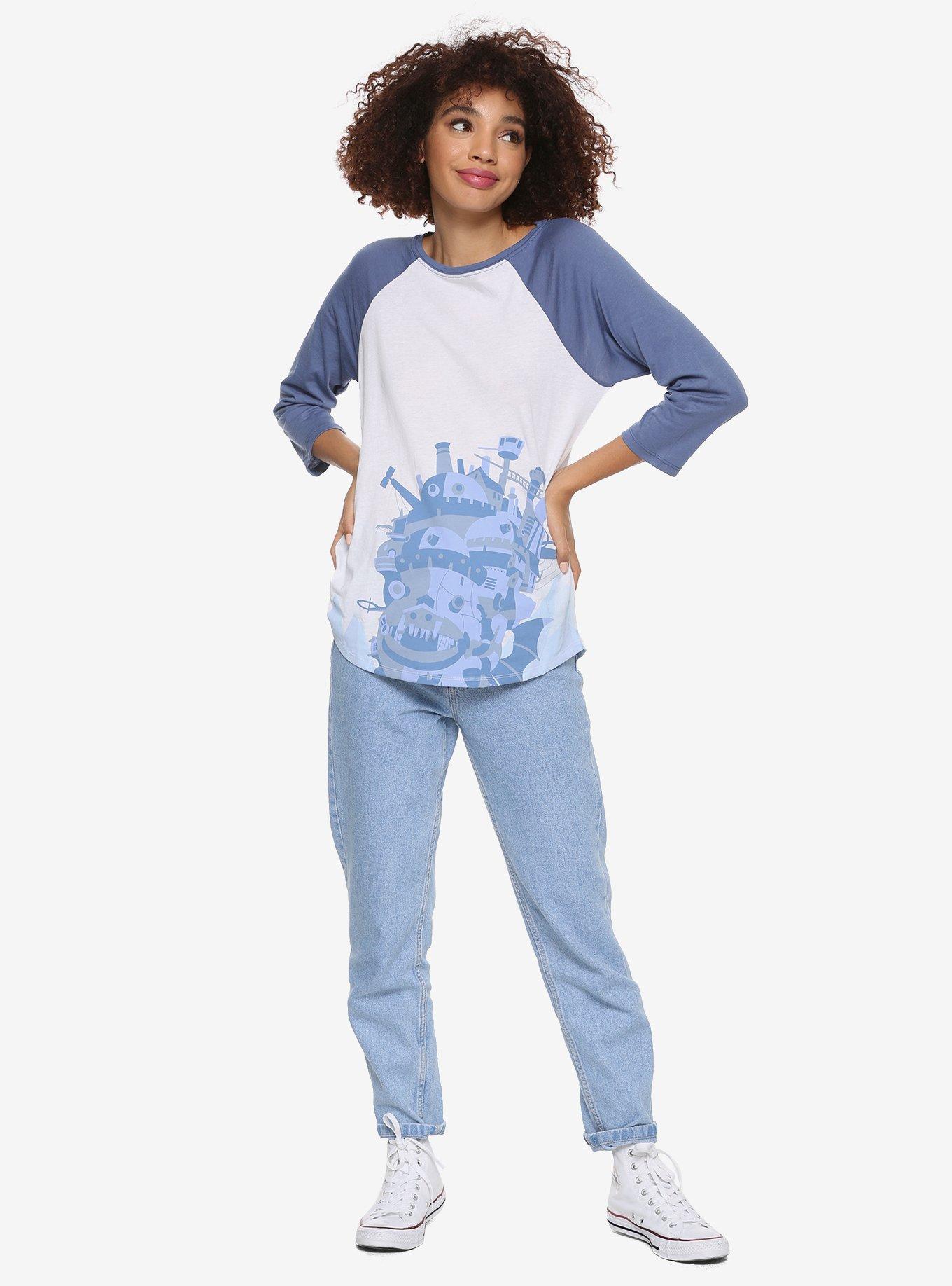 Studio Ghibli Howl's Moving Castle Turnip Head & Castle Raglan, , alternate