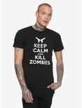 Keep Calm And Kill Zombies T-Shirt, , alternate