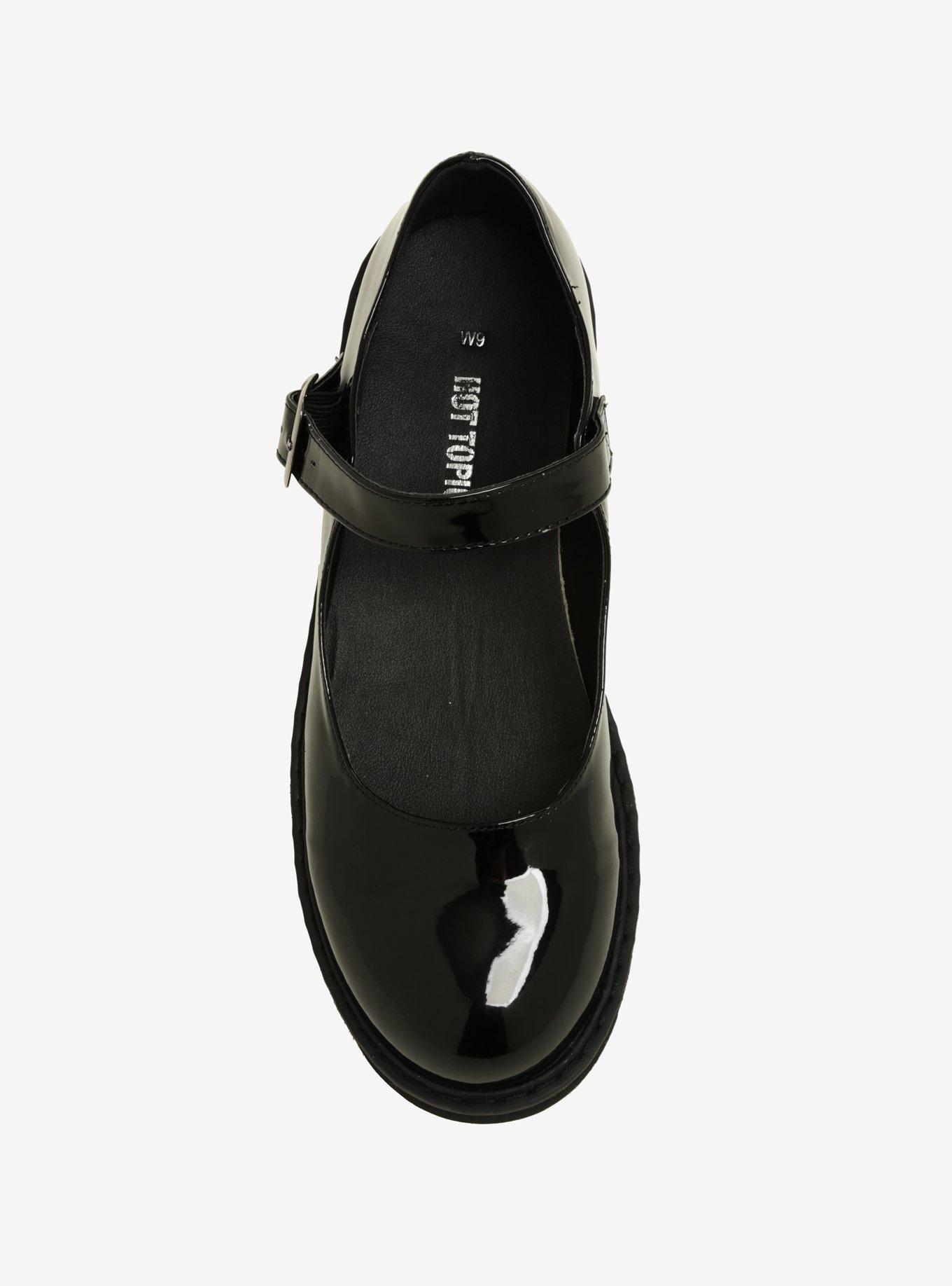 Black Patent Leather Mary Janes, , alternate