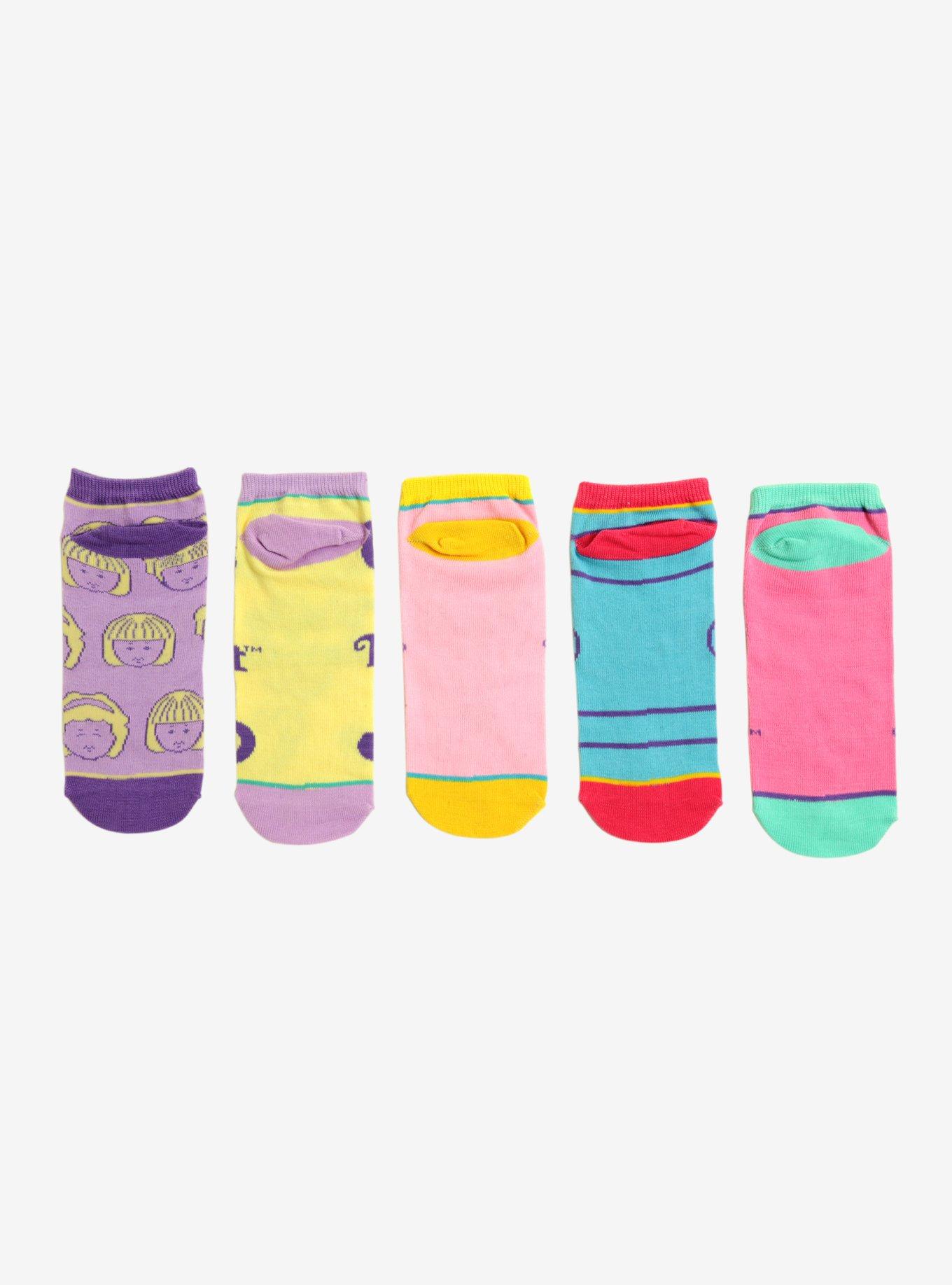 Polly Pocket No-Show Socks 5 Pair, , alternate