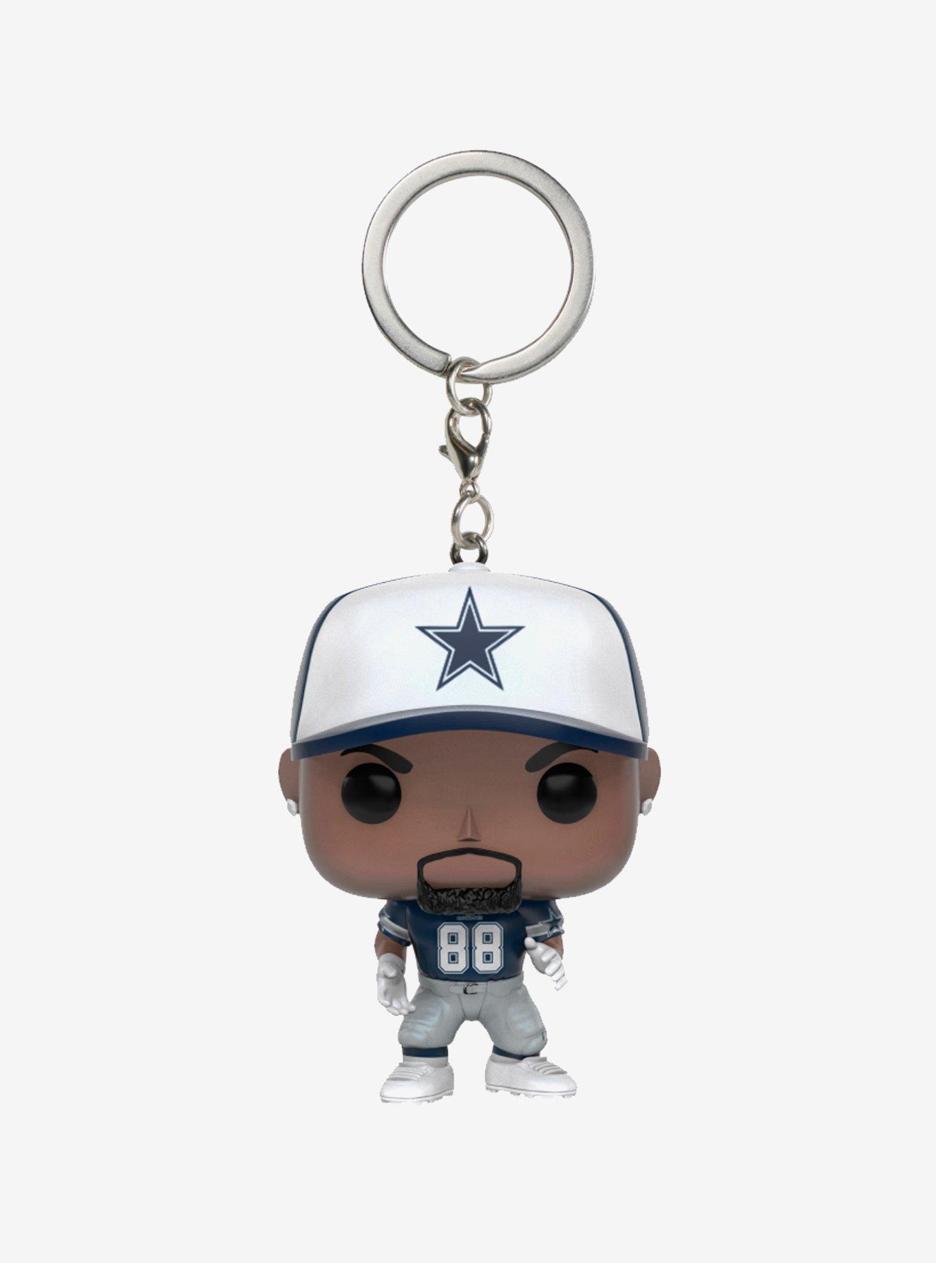Funko NFL Cowboys Pocket Pop! Dez Bryant Key Chain, , alternate