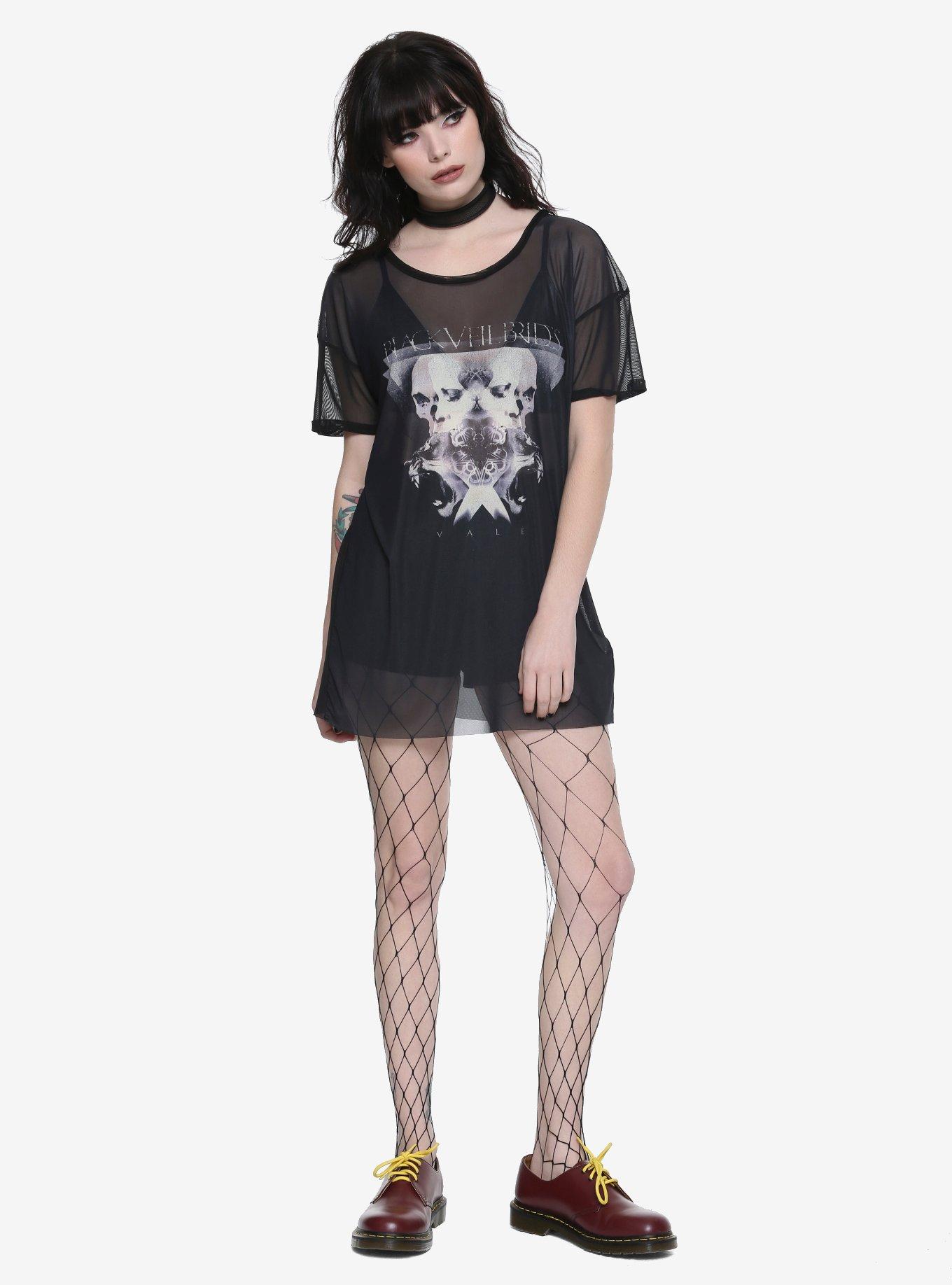 Black Veil Brides Mesh Girls Shirt, , alternate