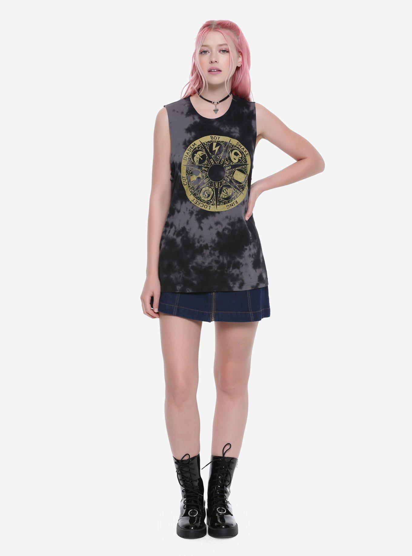 Harry Potter Horcrux Symbol Girls Muscle Top, , alternate