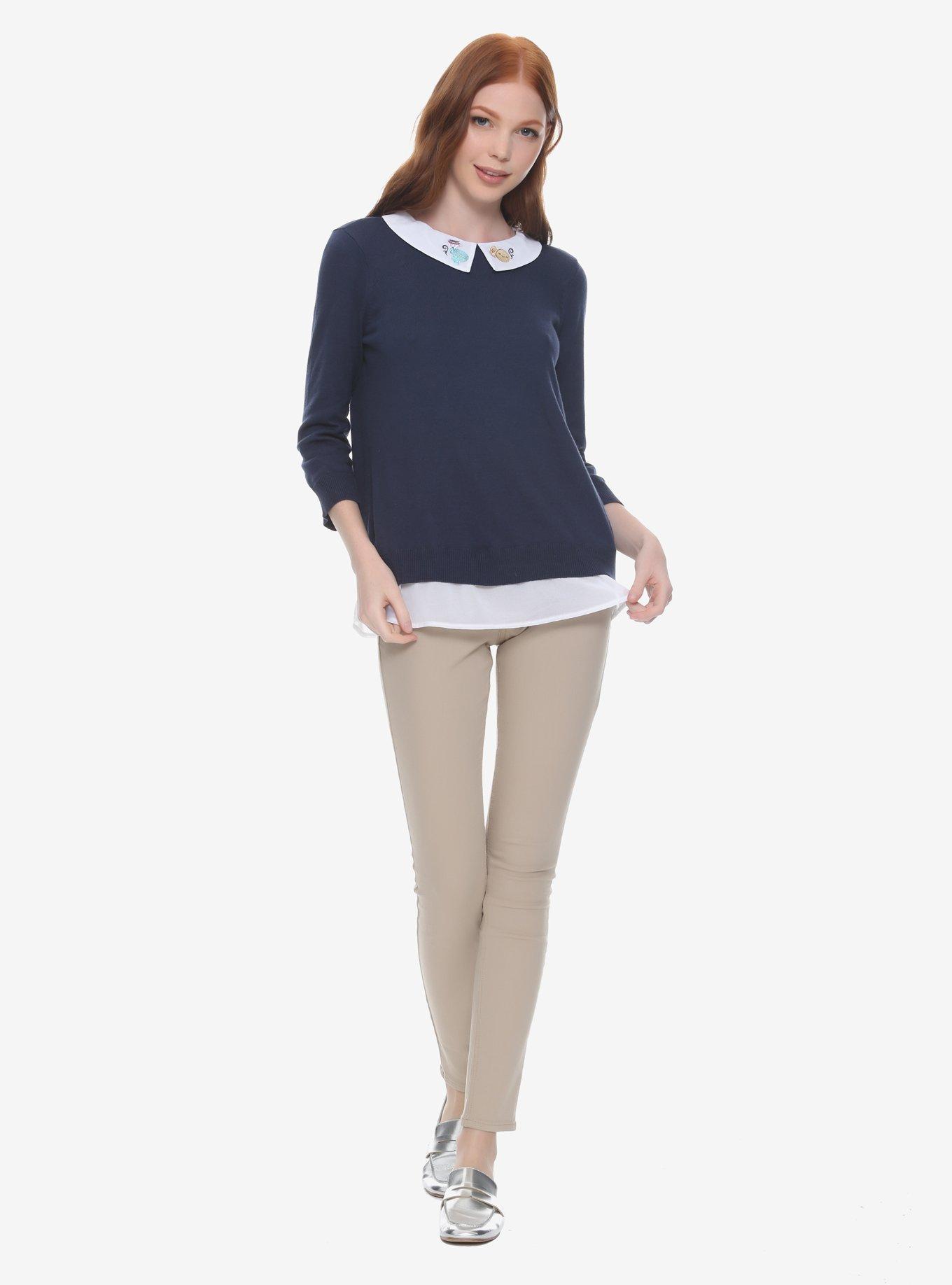 Disney Alice In Wonderland Tea For Two Layered Sweater, , alternate