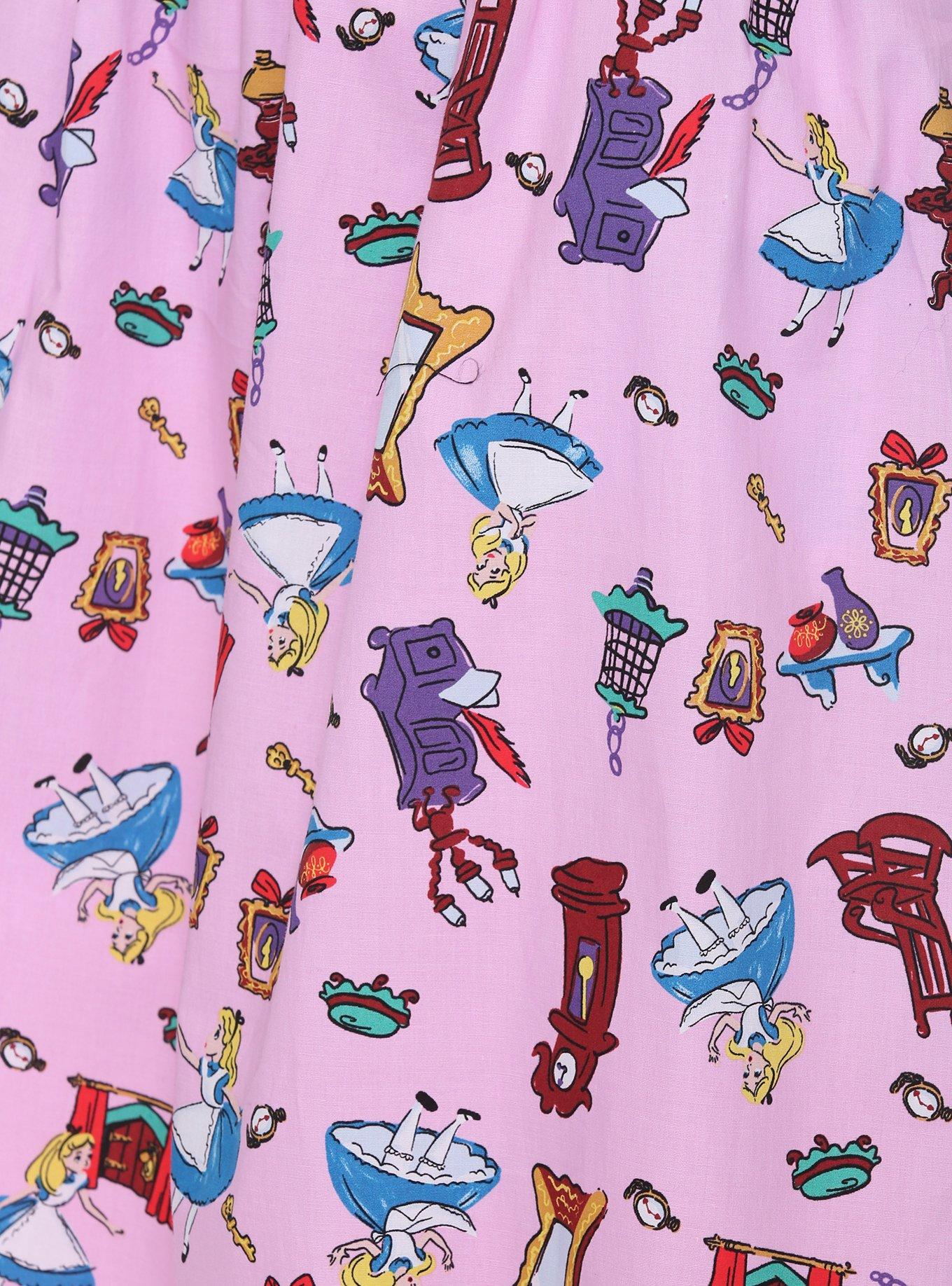 Disney Alice In Wonderland Retro Skirt, , alternate