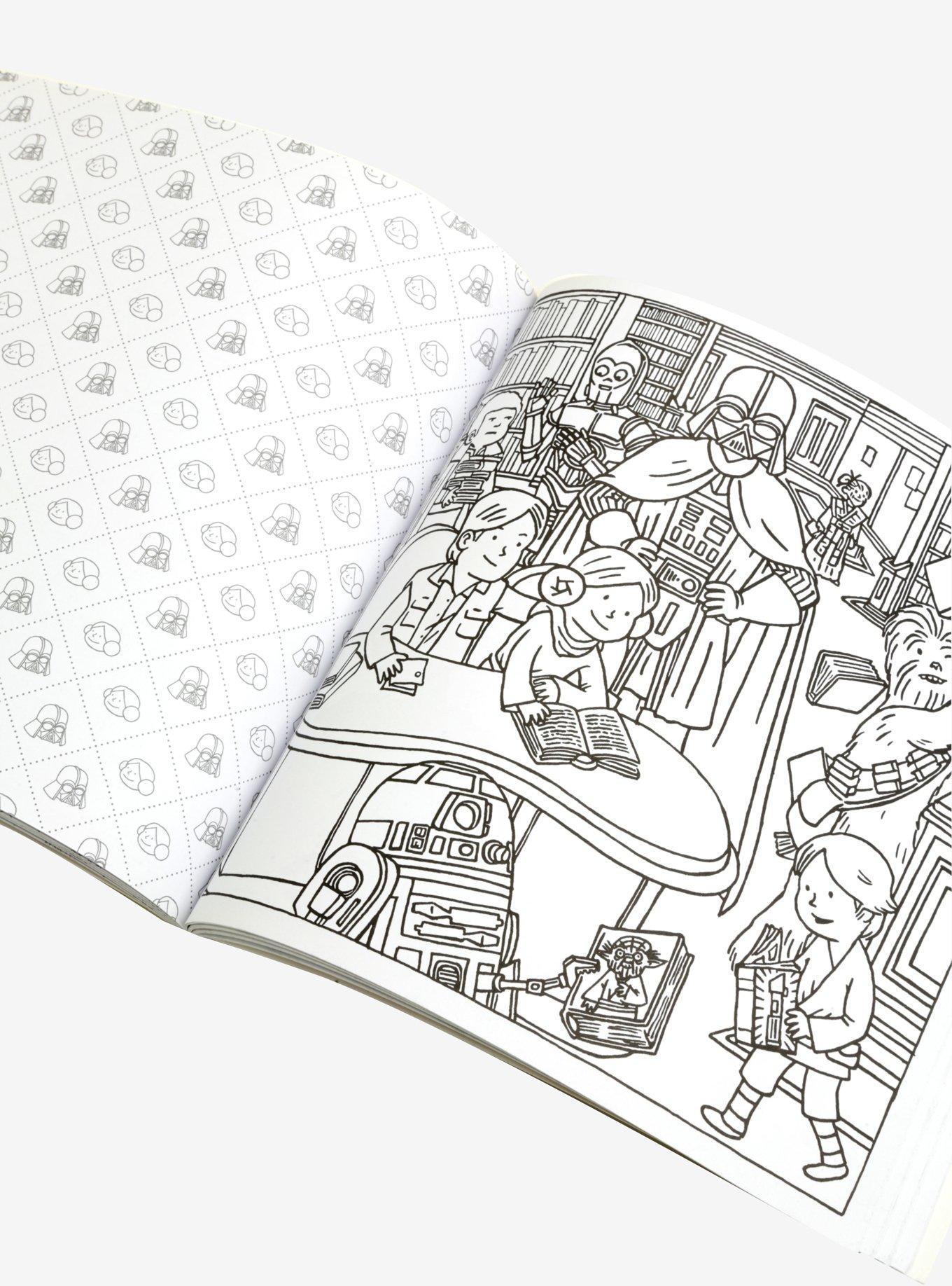 Star Wars Darth Vader And Family Coloring Book, , alternate