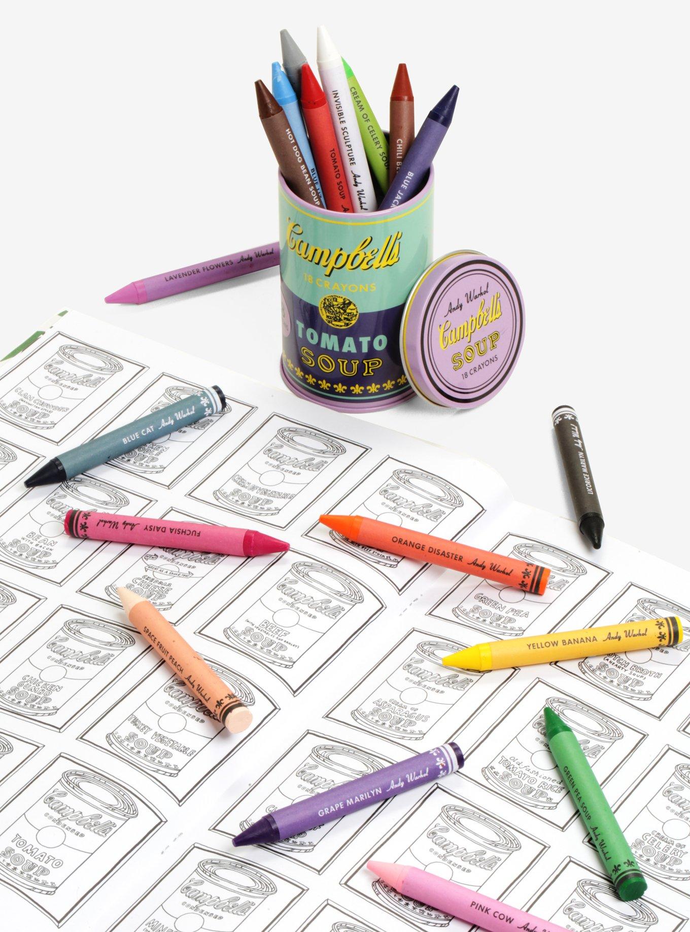 Andy Warhol Soup Can Crayons, , alternate