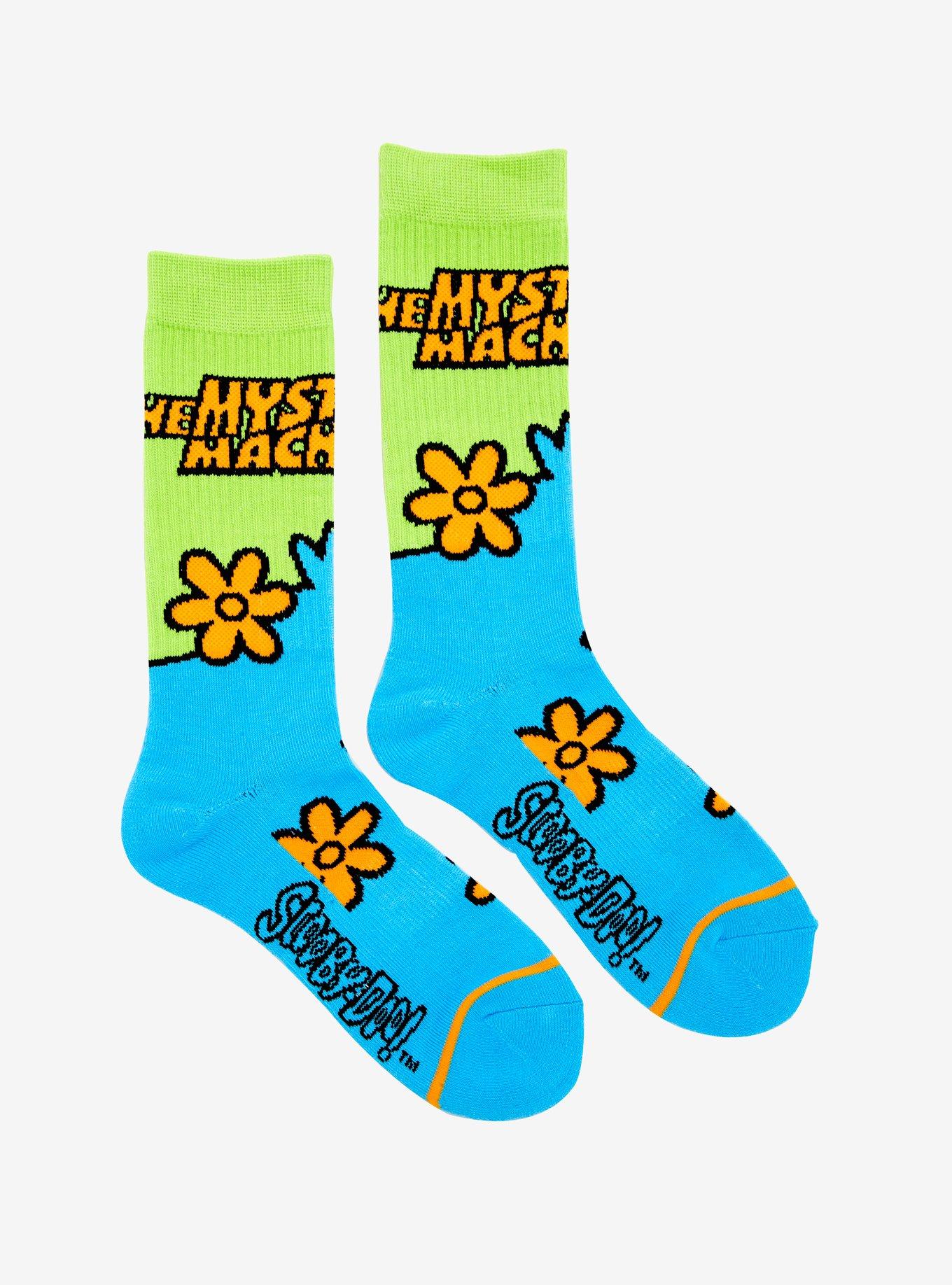 Scooby-Doo Mystery Machine Crew Socks, , alternate