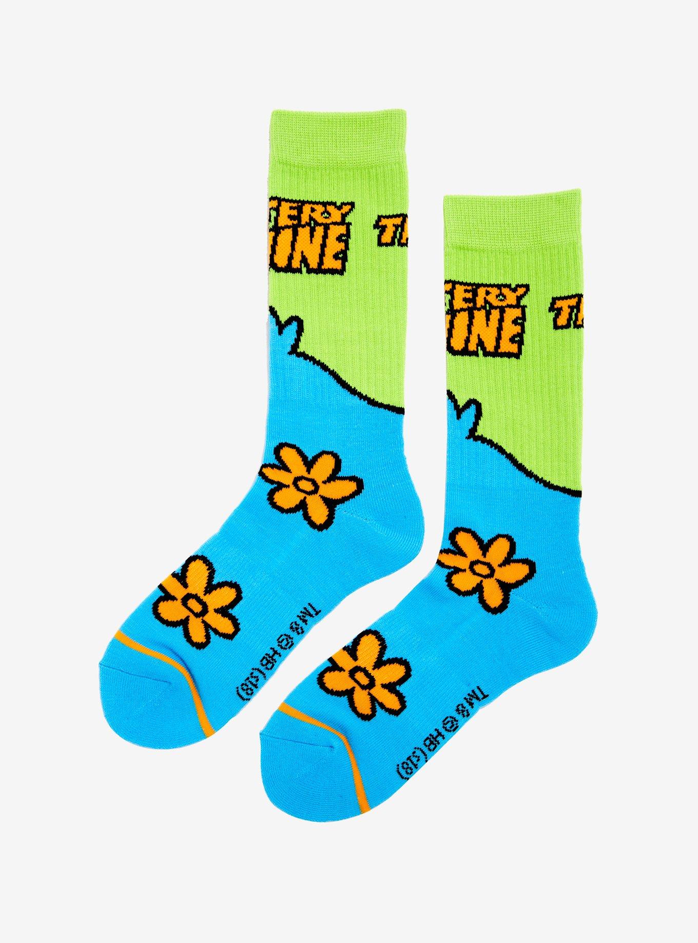 Scooby-Doo Mystery Machine Crew Socks, , alternate
