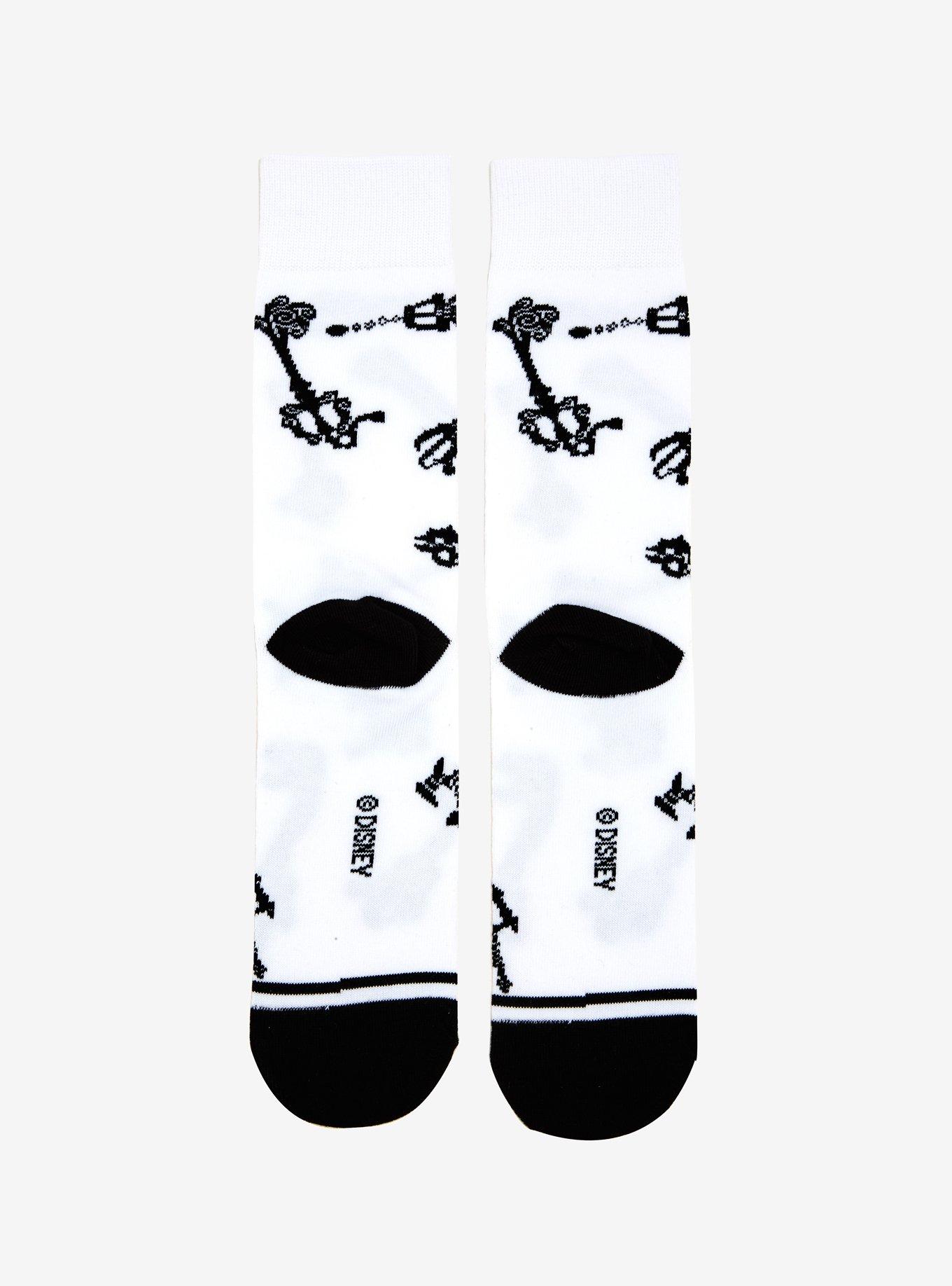 Disney Kingdom Hearts Keyblade Crew Socks - BoxLunch Exclusive, , alternate