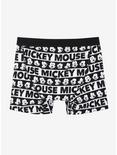 Disney Mickey Mouse Black & White Boxer Briefs, , alternate