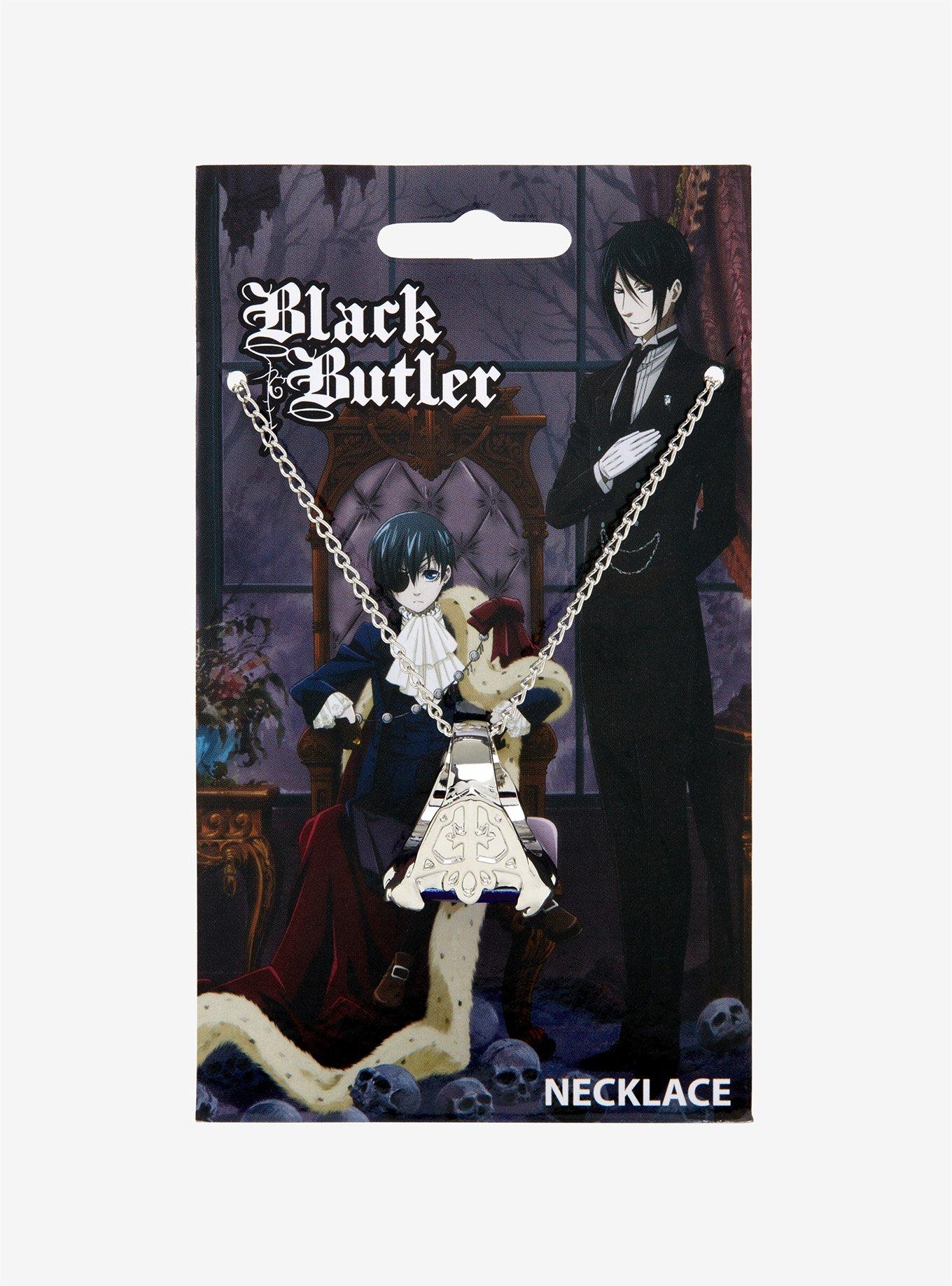 Black Butler Ciel Phantomhive Ring Necklace, , alternate