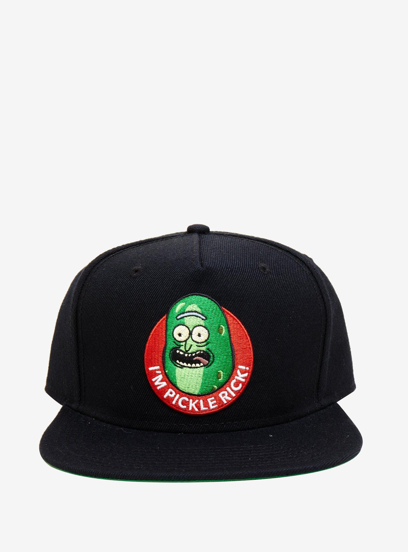 Rick And Morty Pickle Rick Snapback Hat, , alternate