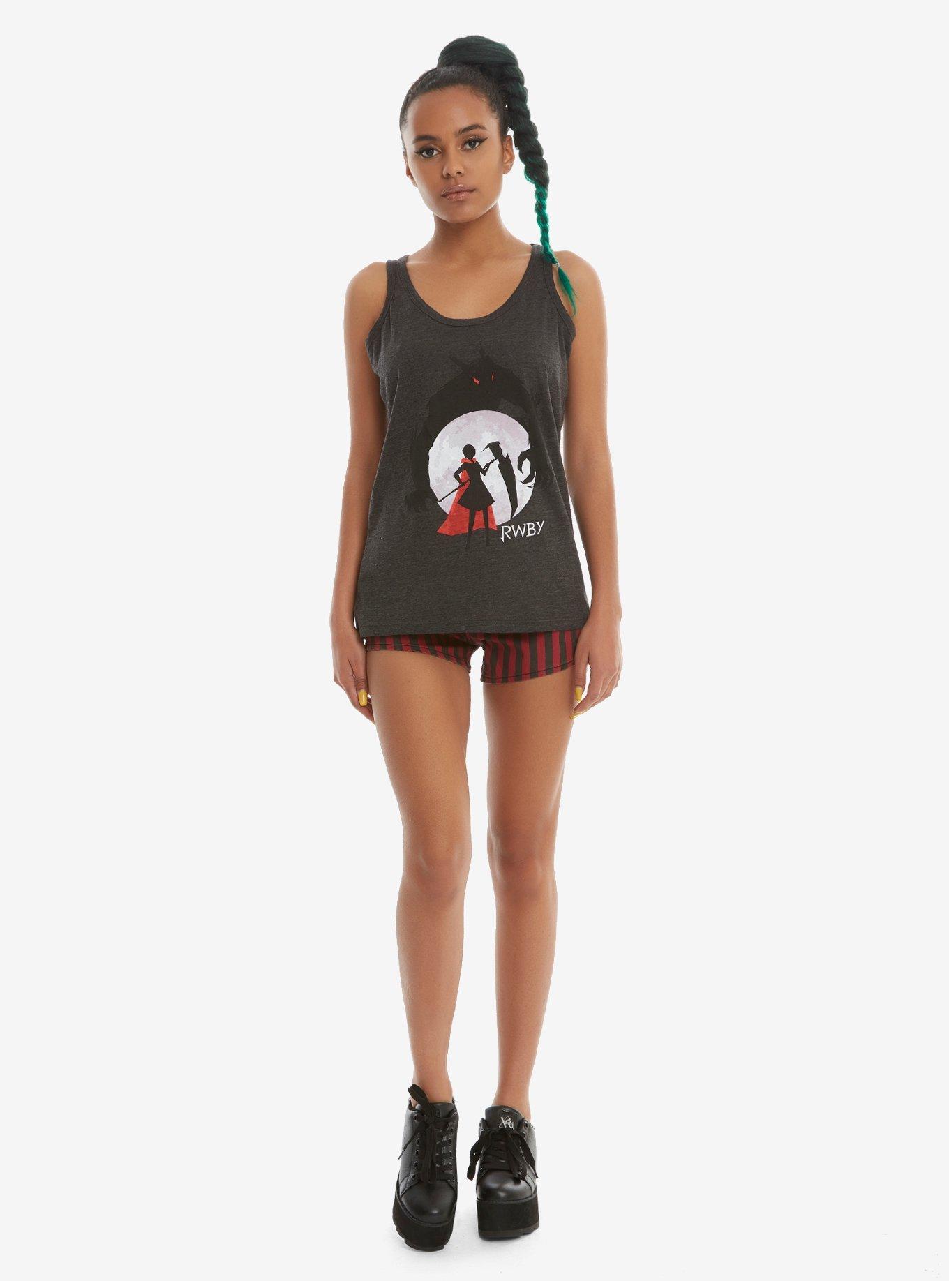 RWBY Ruby Crescent Rose Girls Tank Top, , alternate