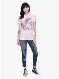 Disney Sleeping Beauty Floral Sketch Girls T-Shirt, PINK, alternate