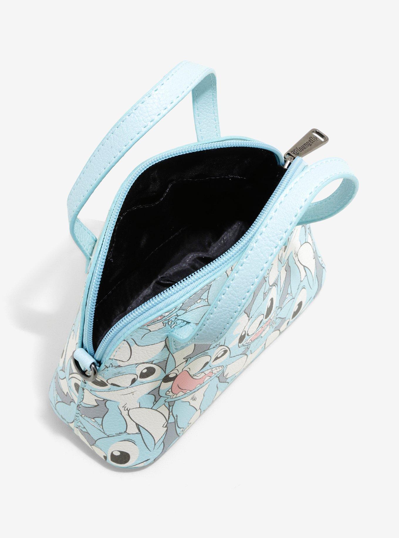 Disney Lilo & Stitch Light Blue Mini Dome Crossbody Bag, , alternate