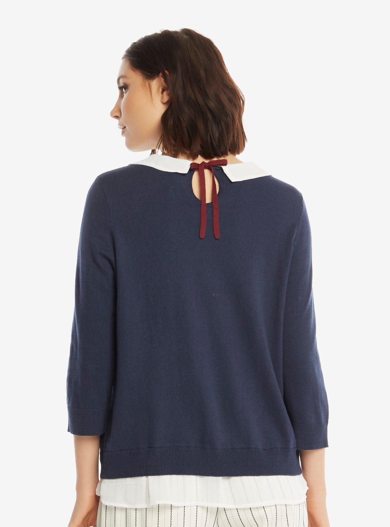 Her Universe Disney Alice In Wonderland Tea For Two Womens Sweater, , alternate