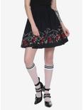 Her Universe Disney Alice In Wonderland Border Print Suspender Skirt, , alternate