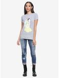 Disney The Princess And The Frog Floral Girls T-Shirt, GREY, alternate