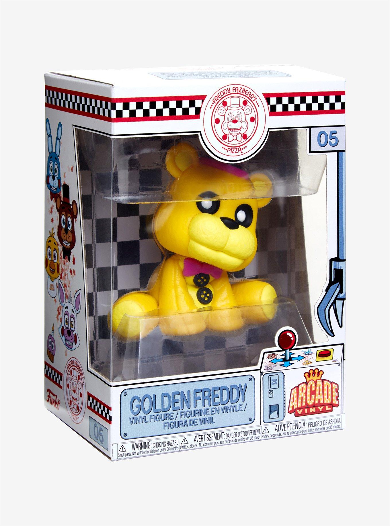 Figurine FNAF Freddy Fazebear's Pizza - Golden Freddy Arcade Vinyl 10cm -  Oyoo