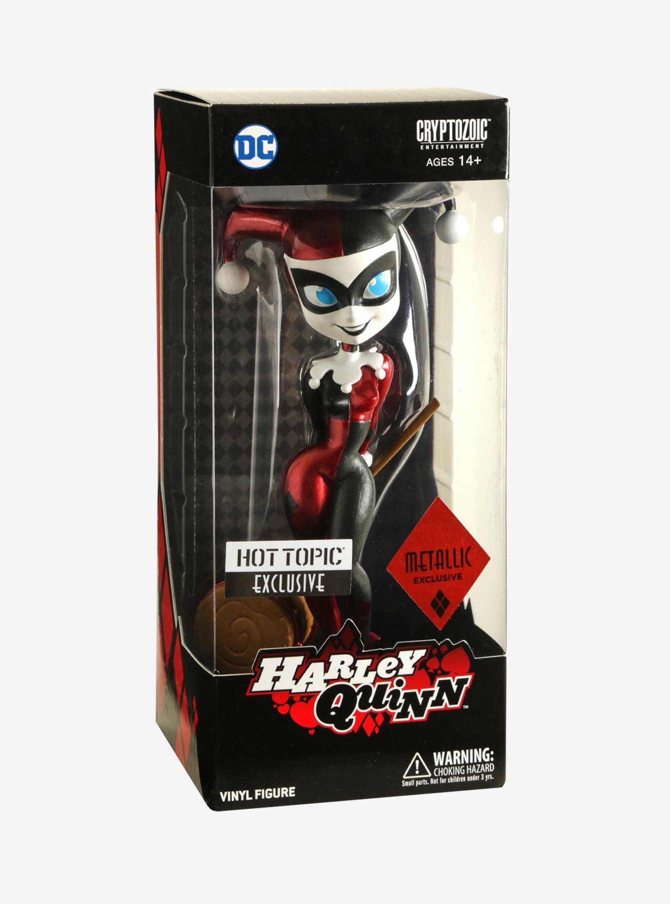 DC Comics Harley Quinn Metallic Figure Hot Topic Exclusive, , alternate