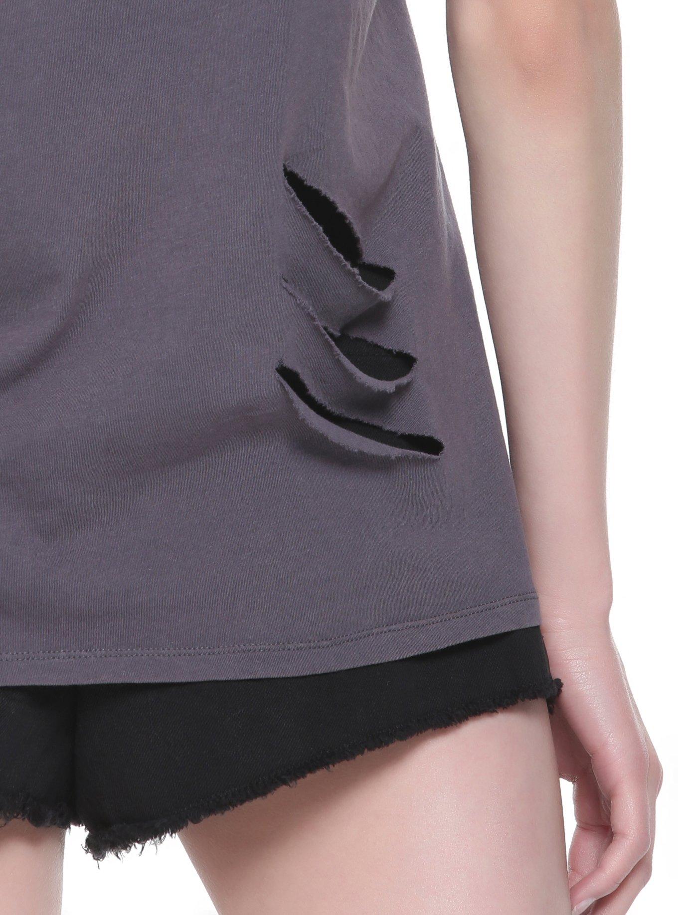 Jurassic Park Clever Girl Destructed Girls Tank Top, , alternate