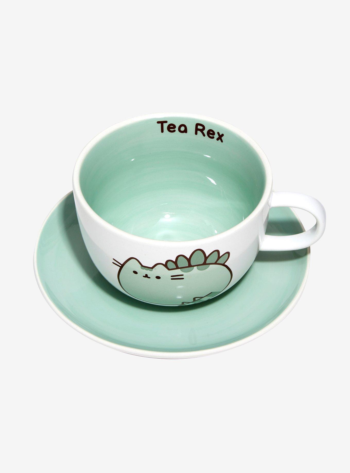 Pusheen Tea Rex Teacup & Saucer, , alternate