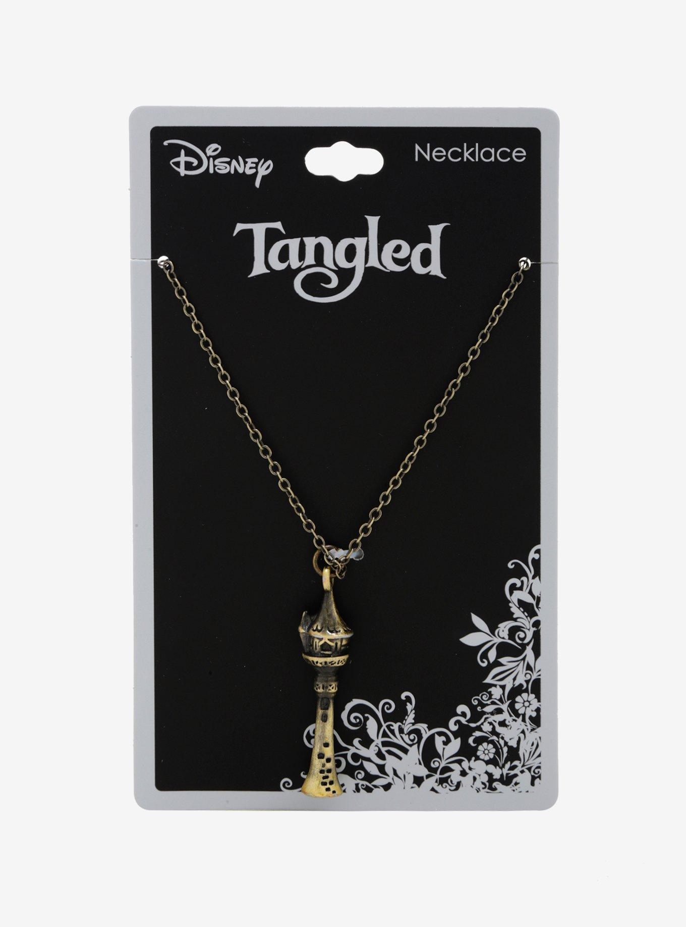 Disney Tangled Tower Necklace, , alternate