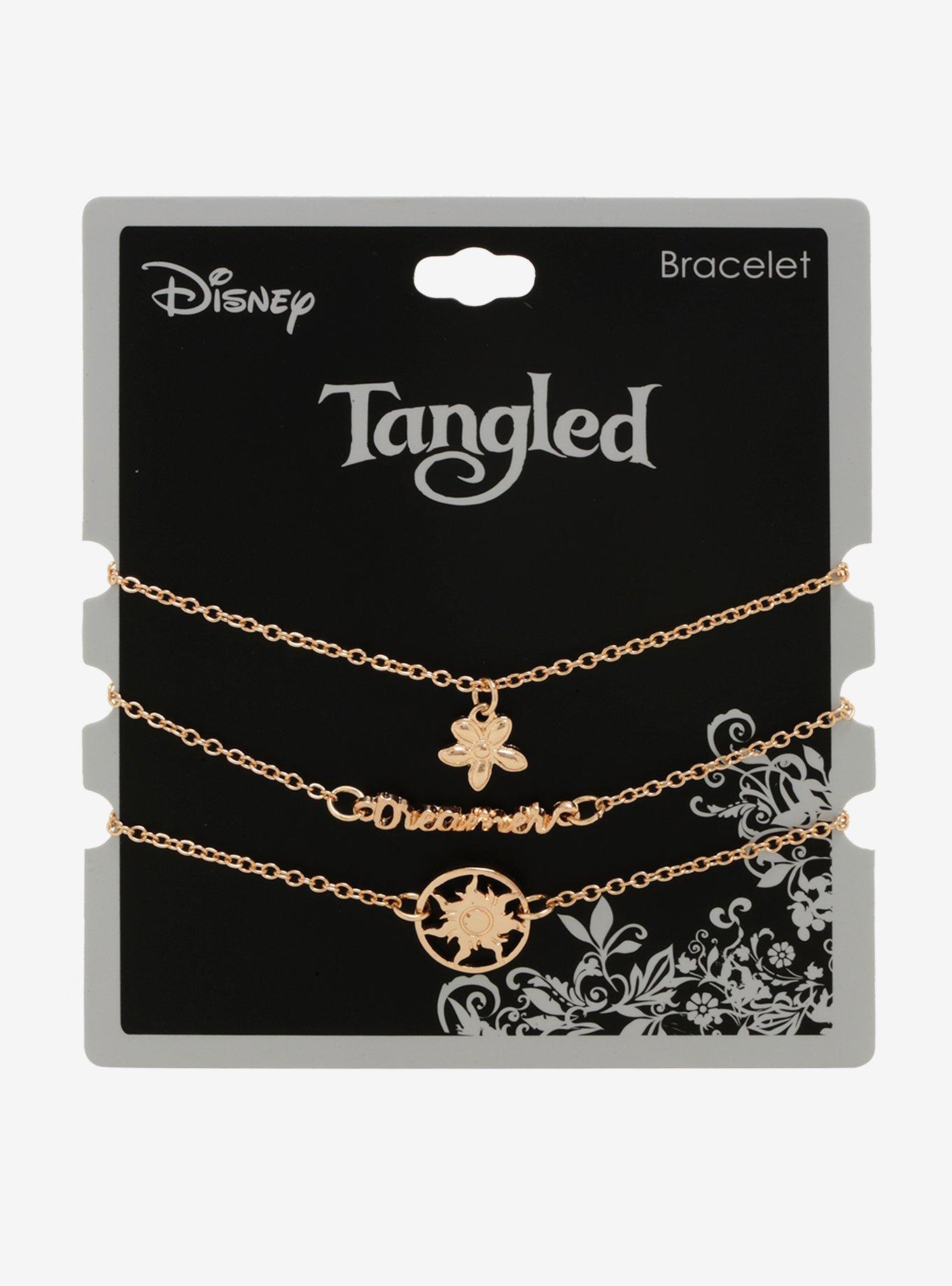 Disney Tangled Dainty Bracelet Set, , alternate