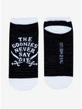 Goonies Never Say Die No-Show Socks, , alternate